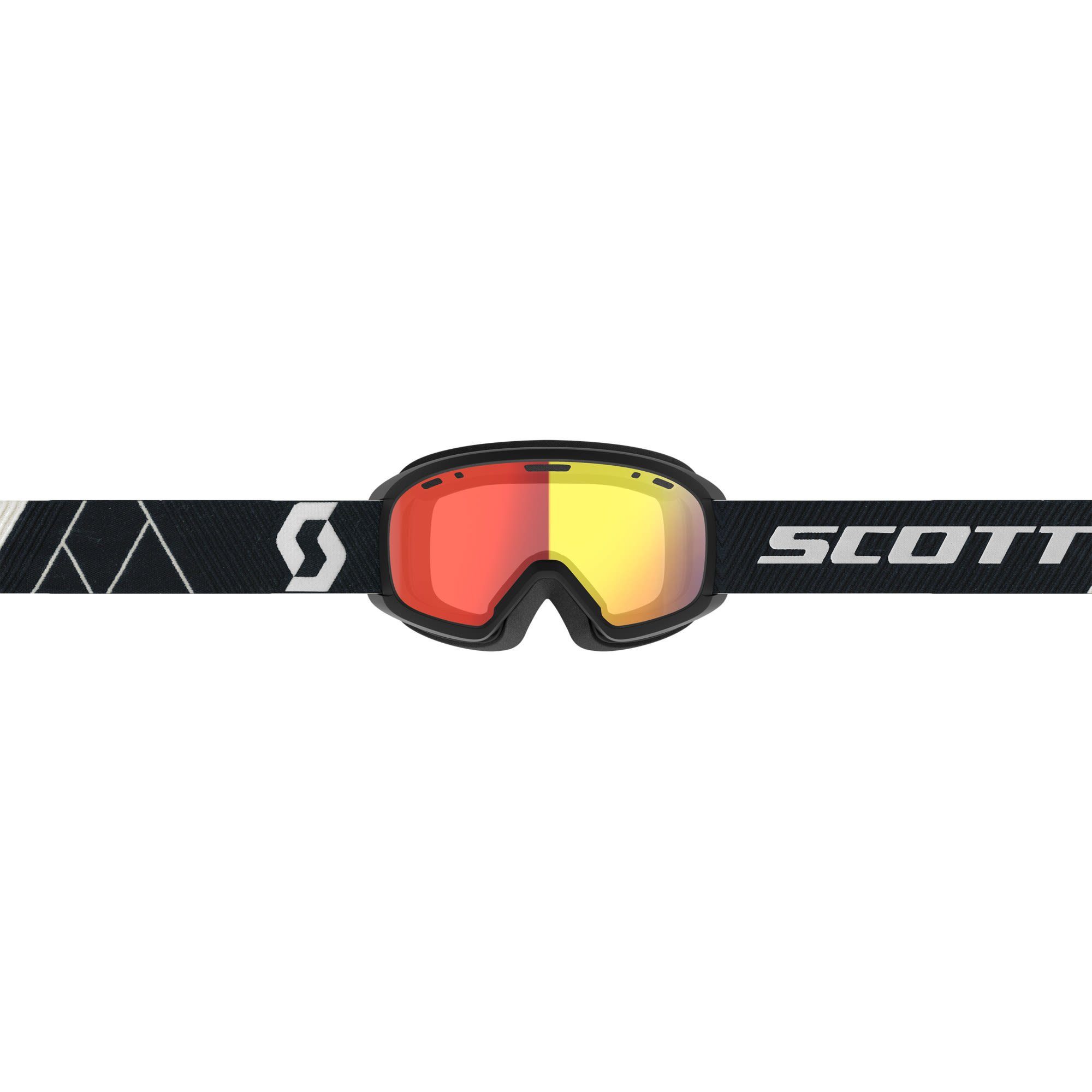 Red Kinder Chrome Scott - Goggle Scott Skibrille Junior Enhancer Blue Witty Black Chrome