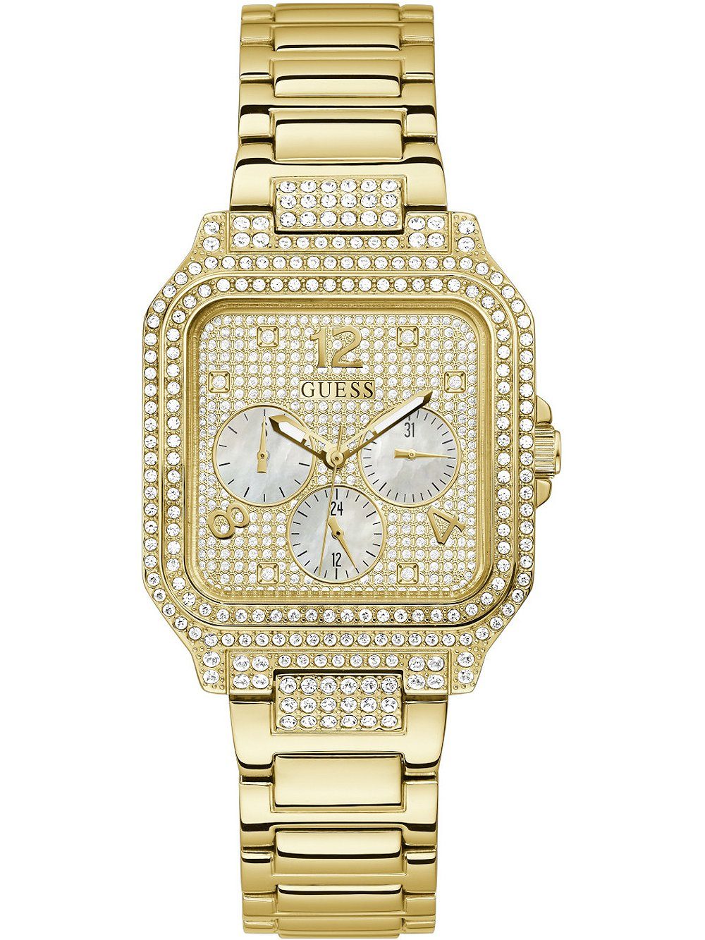 Quarzuhr Guess GW0472L2 Deco Damenuhr 36mm 3ATM Guess GW0472L2 Deco Damenuhr 36mm 3ATM