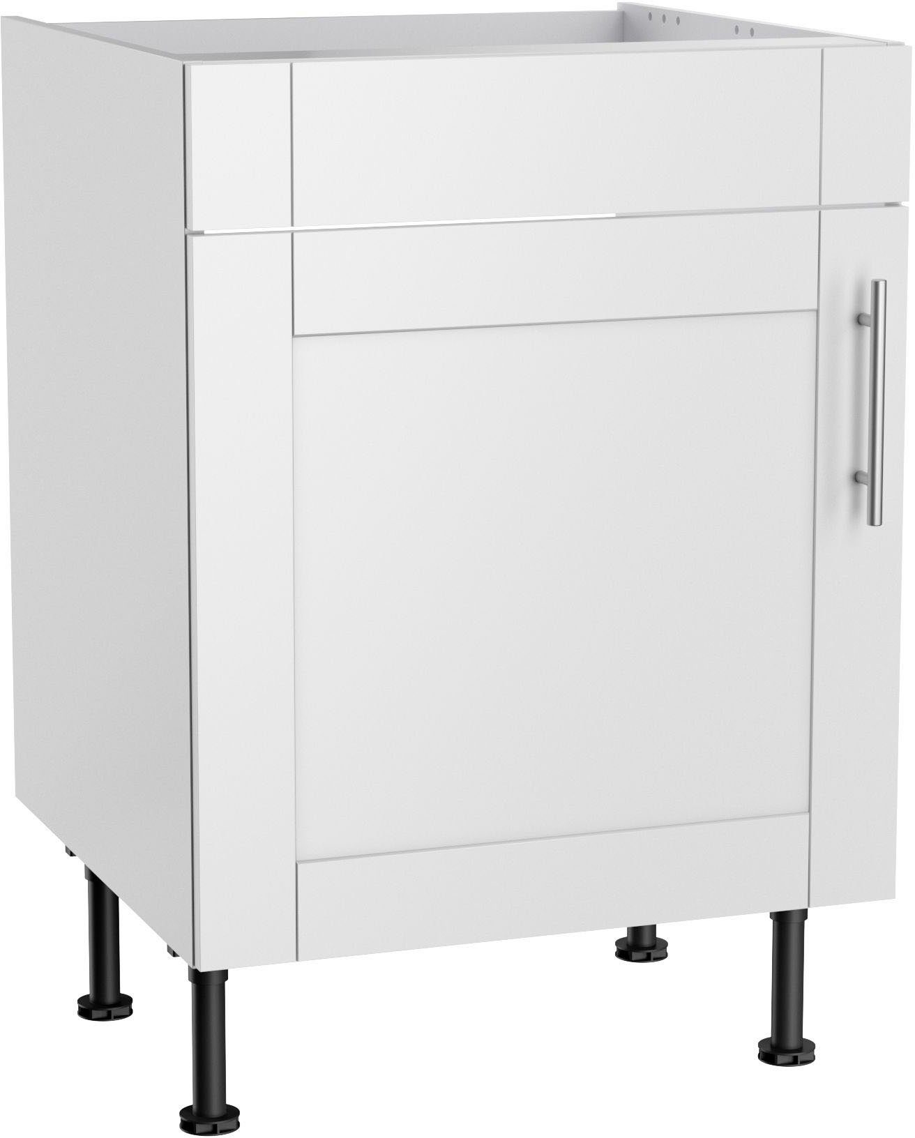 | Breite weiß matt/weiß 60 OPTIFIT cm Spülenschrank weiß Ahus