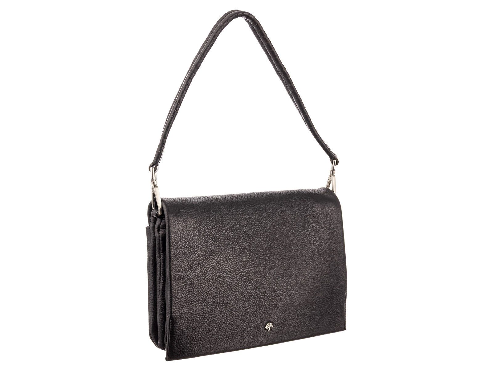 Prato Umhängetasche Umhängetasche H141-P Handtasche (Stück, 1-tlg., 1), Rindleder