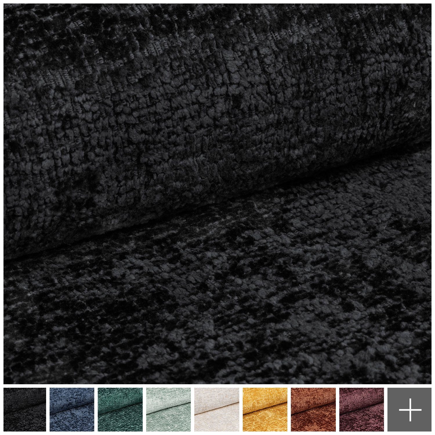 novely® Stoff TRENTO Polsterstoff - Hochwertiger eleganter Möbelstoff, Wasserdicht, uv-beständig, lichtecht, Meterware, 1lfm