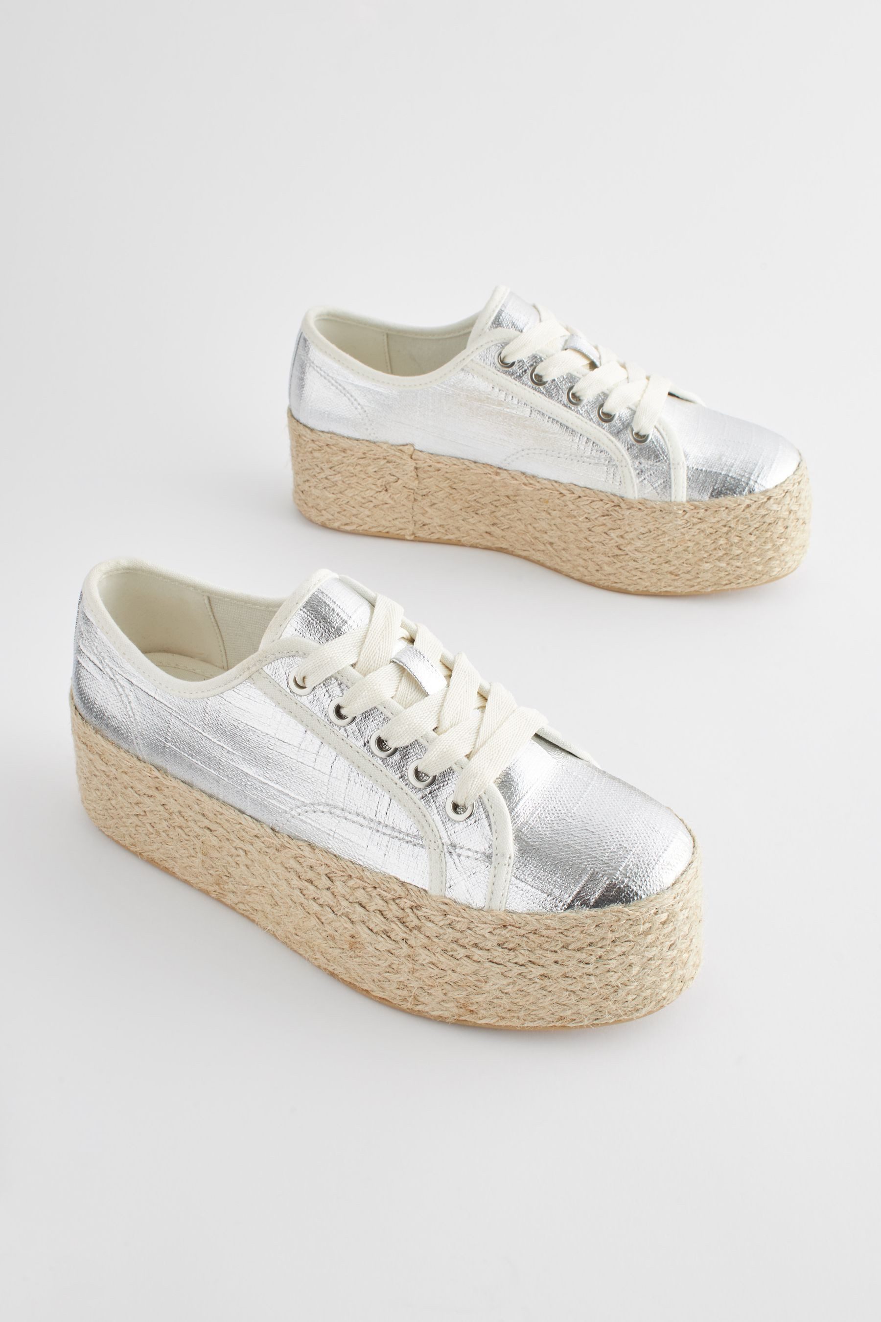Next Forever Comfort® Espadrille Plateau-Sneaker Sneaker günstig online kaufen