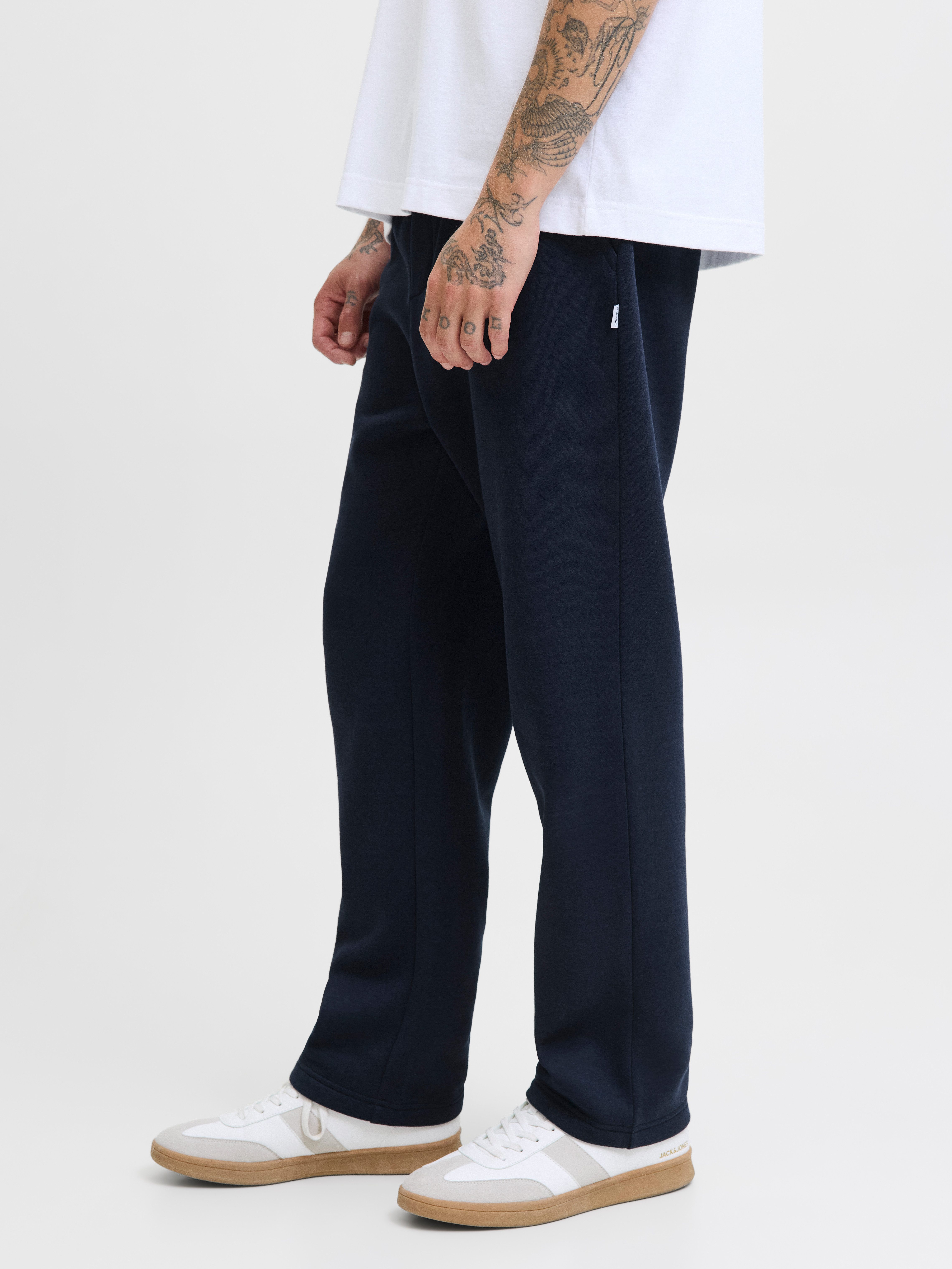 Jack & Jones Sweathose JPSTKANE BRADLEY UNCUFFED SWT PANTS NOOS Materialmix, relaxed fit