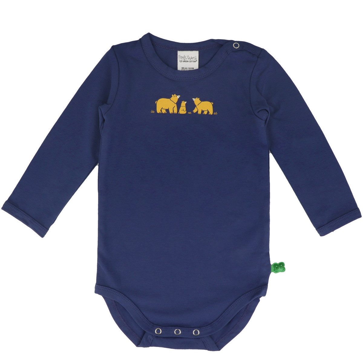 Fred's World by GREEN COTTON Langarmbody 1582071800 Jungen (1-tlg) Langarm Einteiler, Body, Longsleeve-Body, Bodysuit, Stretchbody