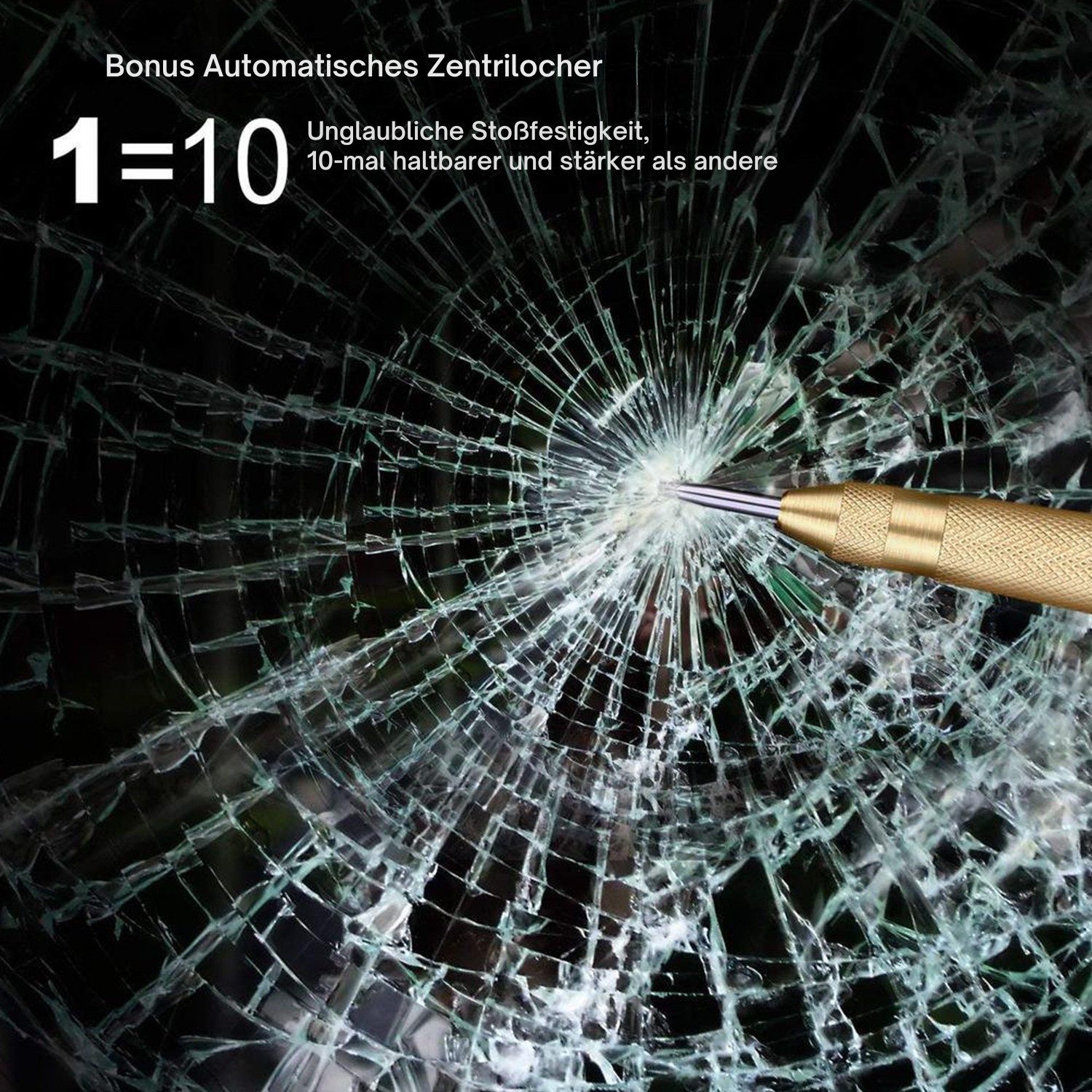 TACKLIFE Bohrersatz Schritt Bohrer Set mit & automatische Center Punch insgesamt 50 Größen – Bild 5 von 5