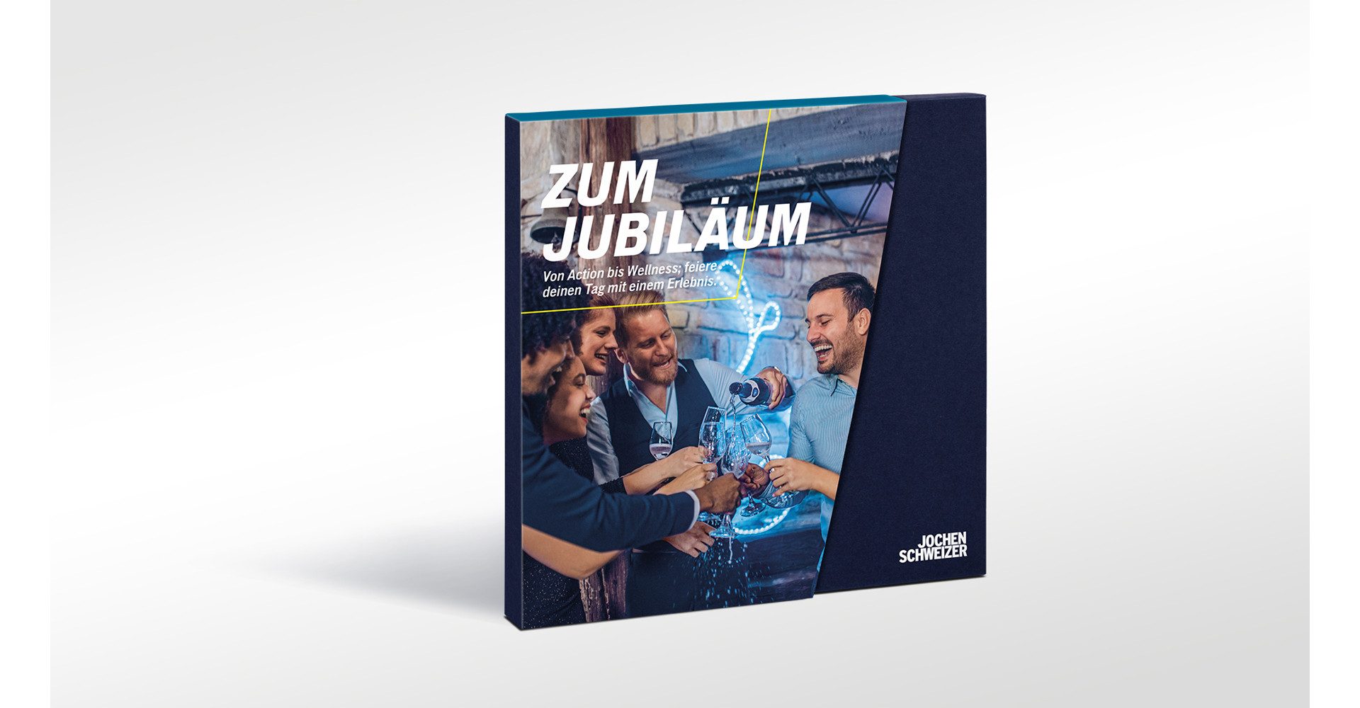 Jochen Schweizer Erlebnisgutschein Geschenkbox Zum Jubiläum, Da kann der Jubilar was erleben