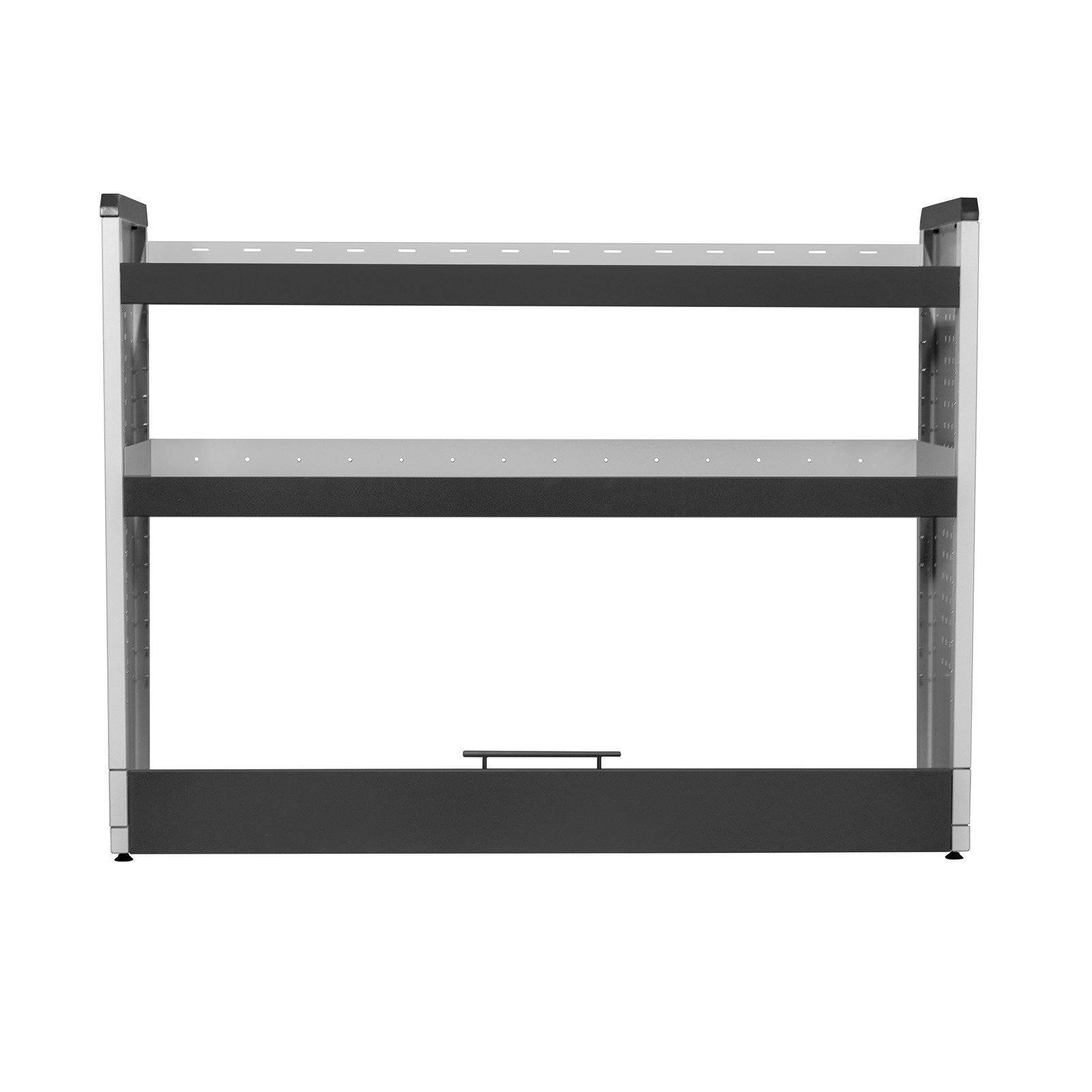 PROREGAL® Standregal Fahrzeugregal KFZ, 2 Ebenen, HxBxT 110x144x40cm, Lichtgrau/Anthrazit