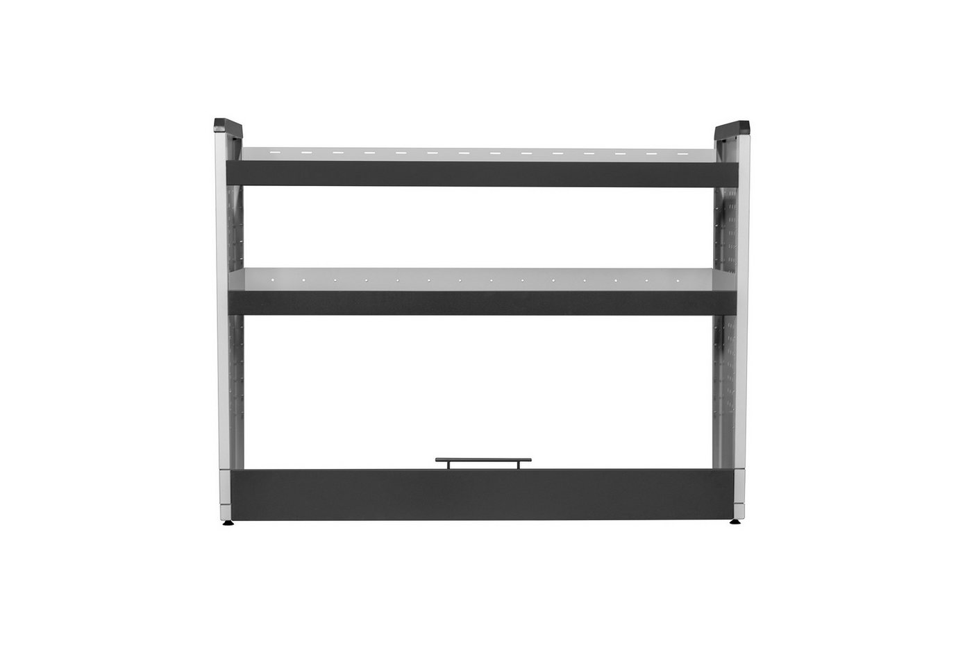 PROREGAL® Standregal Fahrzeugregal KFZ, 2 Ebenen, HxBxT 110x144x40cm, Lichtgrau/Anthrazit