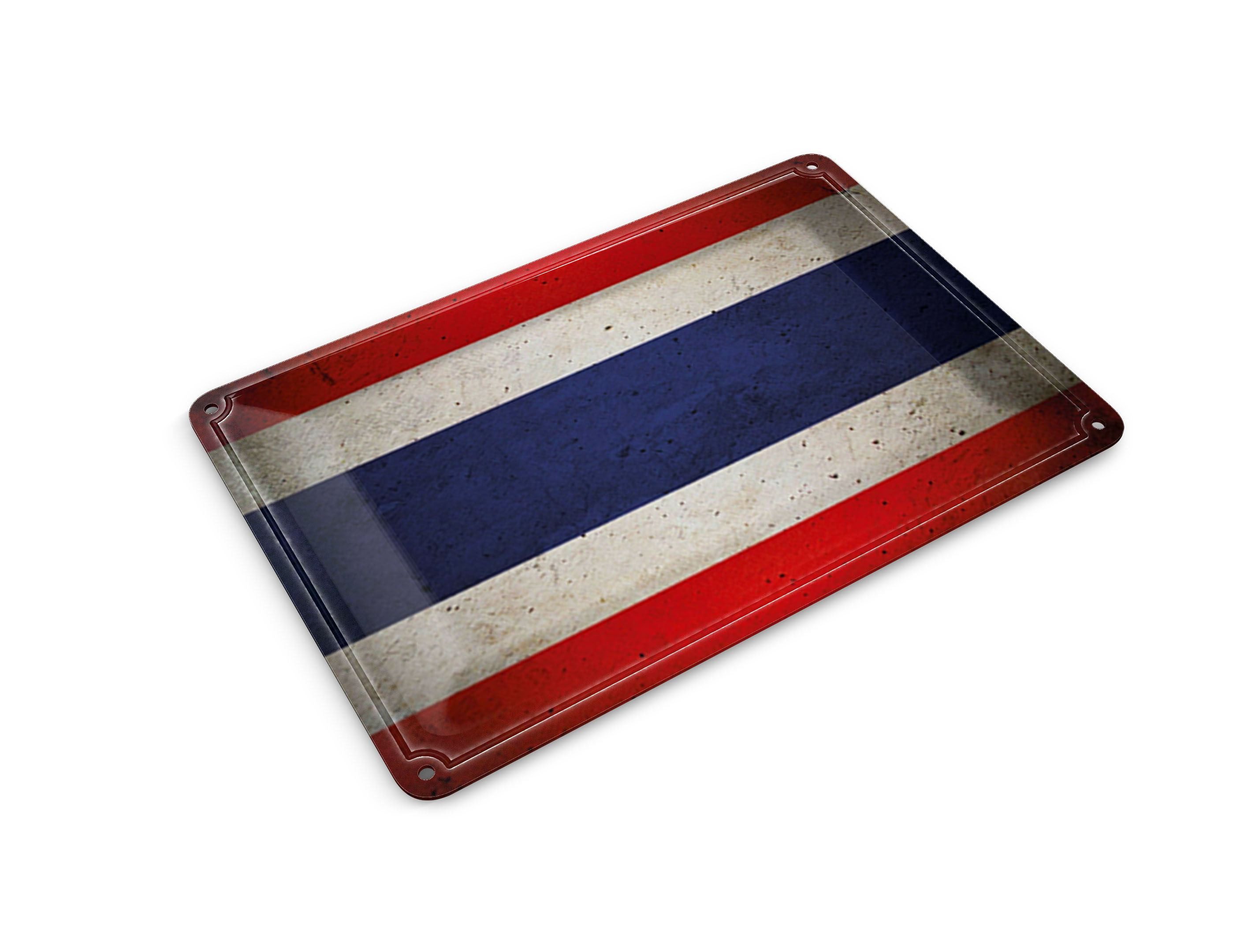 Femer GmbH Postkarte Flagge 14x10cm Thailand Fahne, unfrankiert
