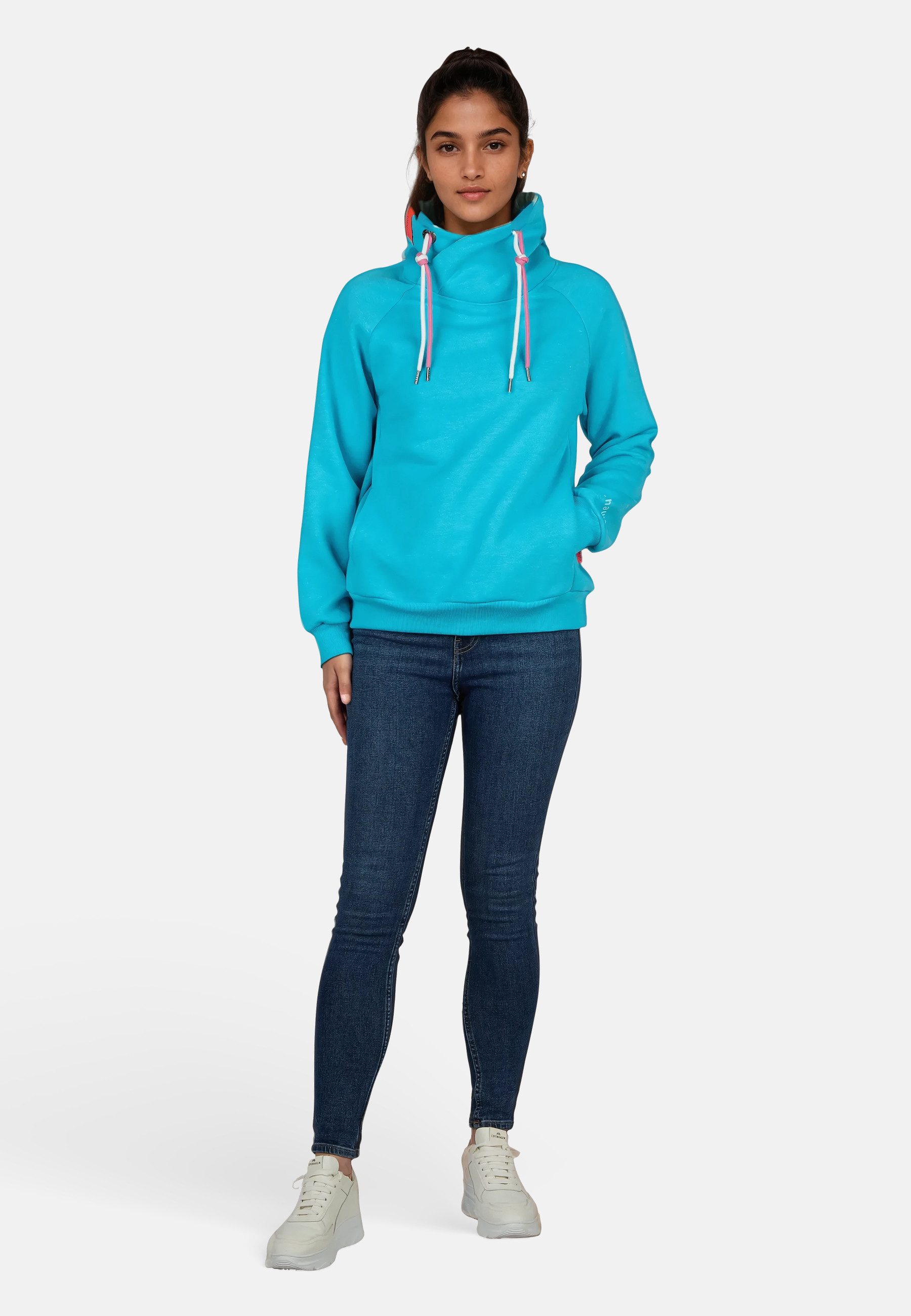 salzhaut Sweatshirt TOMINST Damen Relaxed-Fit günstig online kaufen