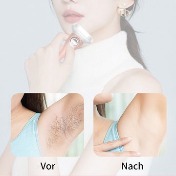 yozhiqu Körperrasierer Haarentfernungsmesser, Achselhaar-Rasierer, Seifenkopf-Rasierer, 1-tlg., Das Bikini-Waxing für Männer und Frauen ist schonend für die Haut.