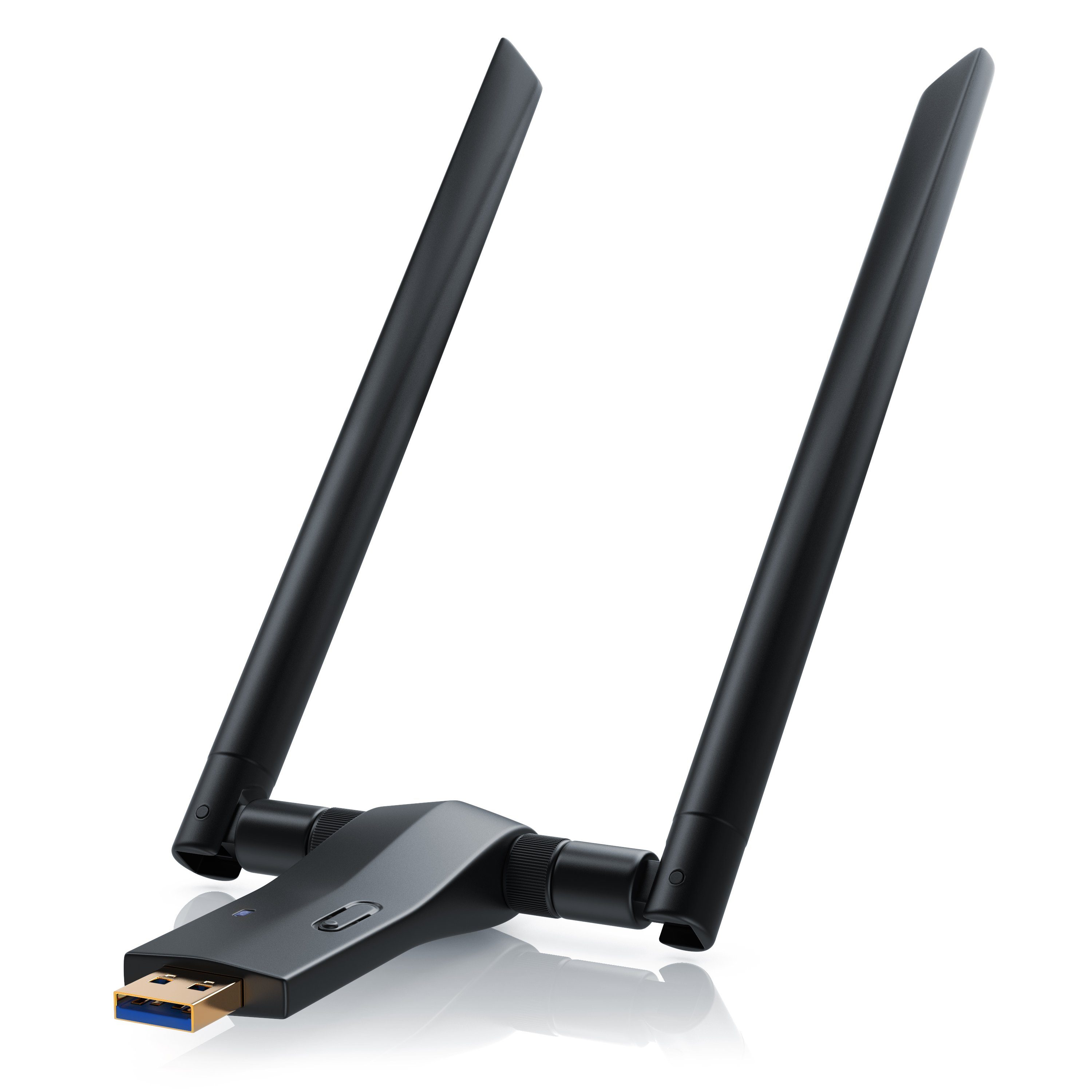 CSL WLAN-Dongle, Dual Band AC1200 USB 3.0 Netzwerkadapter 2,4 / 5 GHz / IEEE 802.11 ac