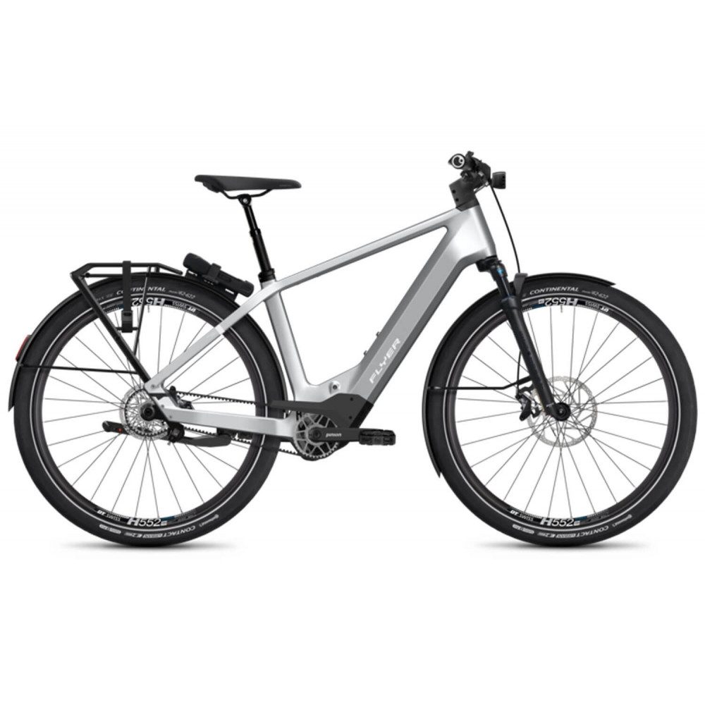 FLYER E-Bike G1 Upstreet TR:CF 7.63 Trekkingbike Cast Silver