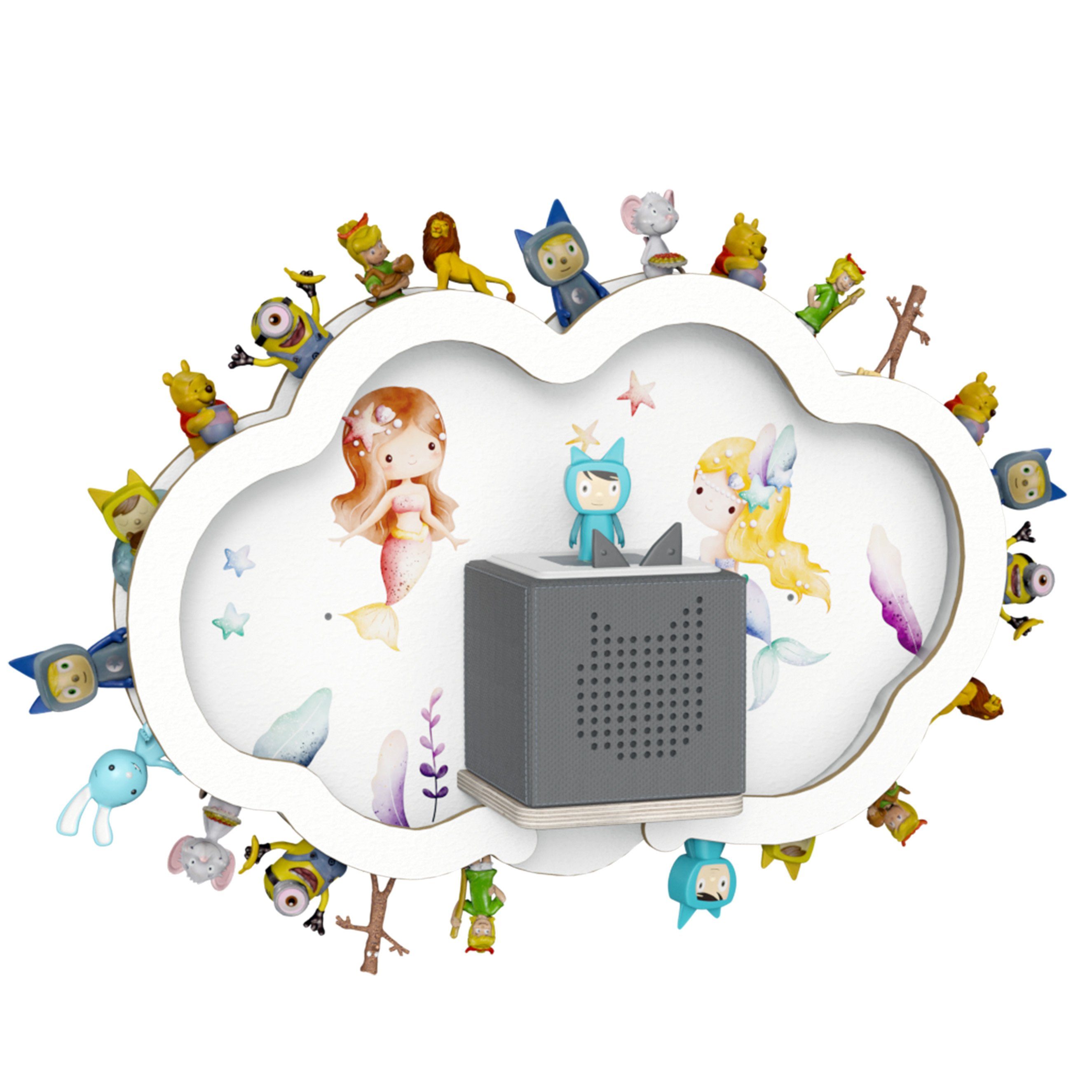 Holzura Kinderregal Tonieregal für Toniebox, Kinderregal günstig online kaufen