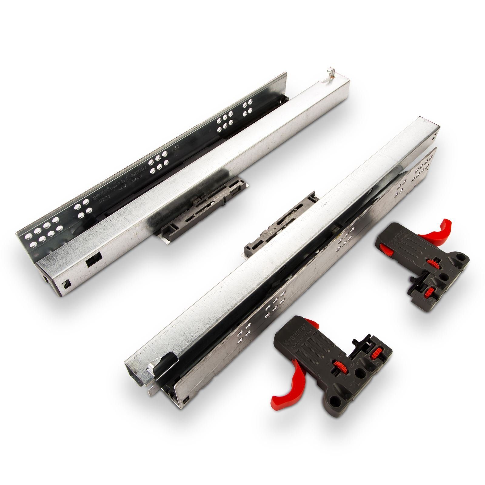 SO-TECH® Auszug Unterflurführung 40 kg 350 - 600 mm UV4-40-K1D-SC Push-Open, SmartSlide Push-Open + Softclose