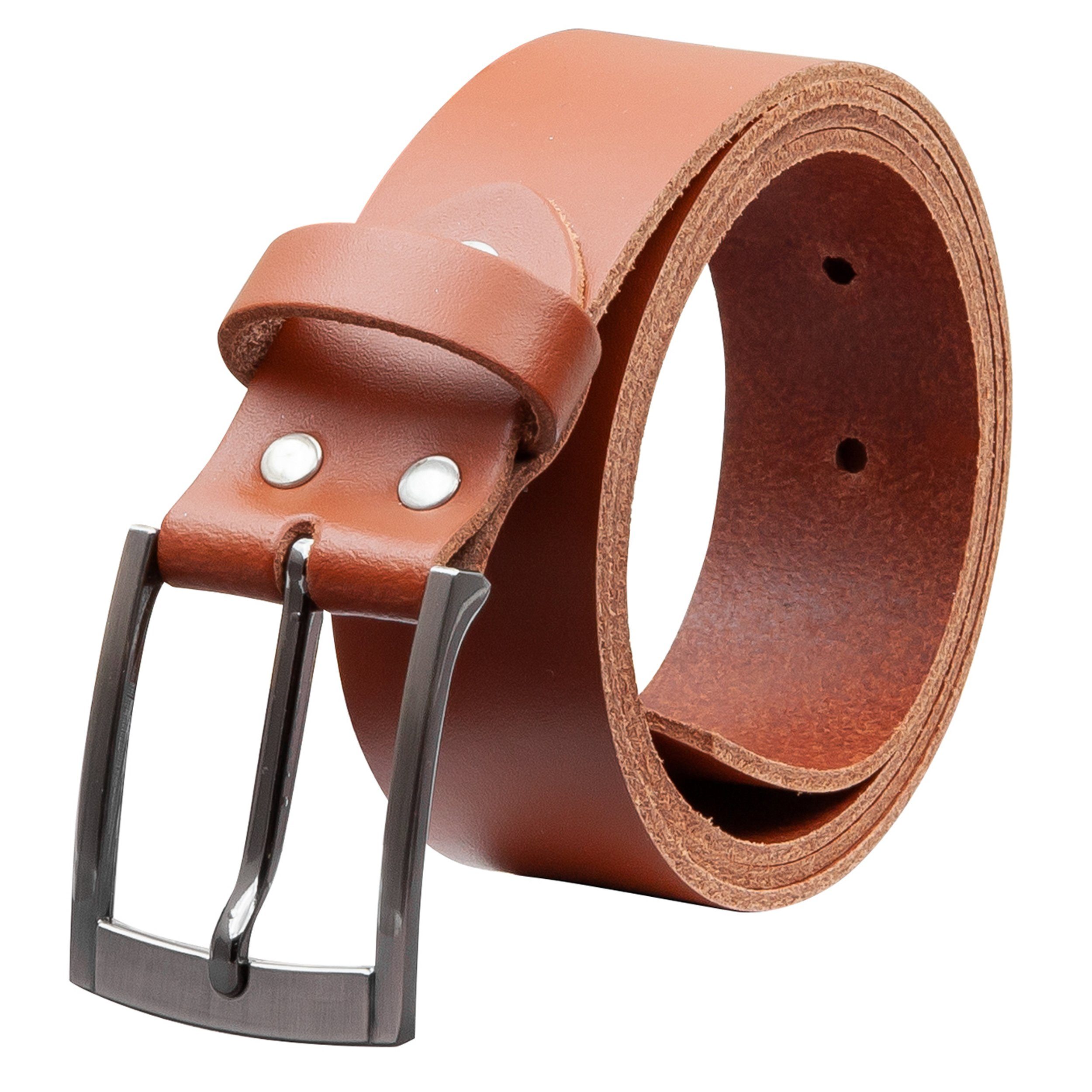 COLOGNEBELT Ledergürtel OM418-SL-Cognac MADE IN GERMANY, günstig online kaufen
