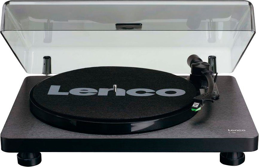 Lenco L-30 (Riemenantrieb) Plattenspieler WOOD schwarz