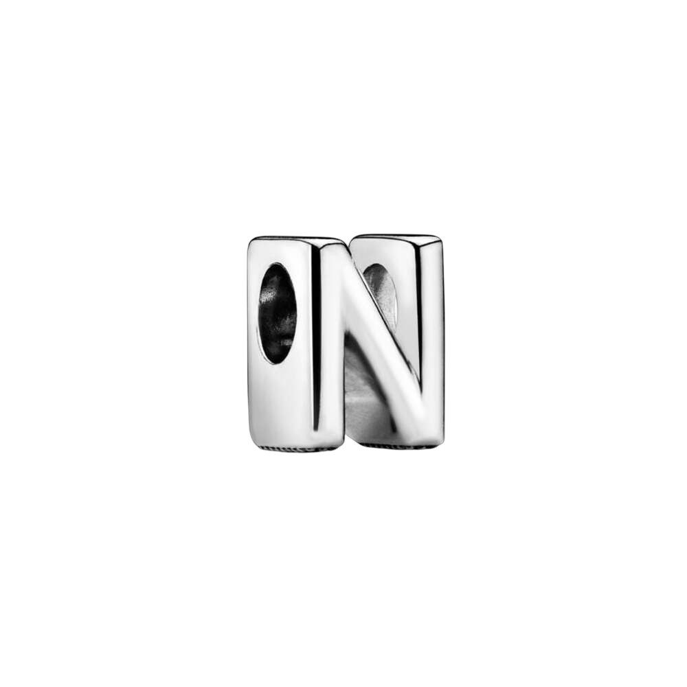 Pandora Charm Buchstabe Pandora Alphabet-Charm Buchstabe Letter N Sterling-Silber 797468