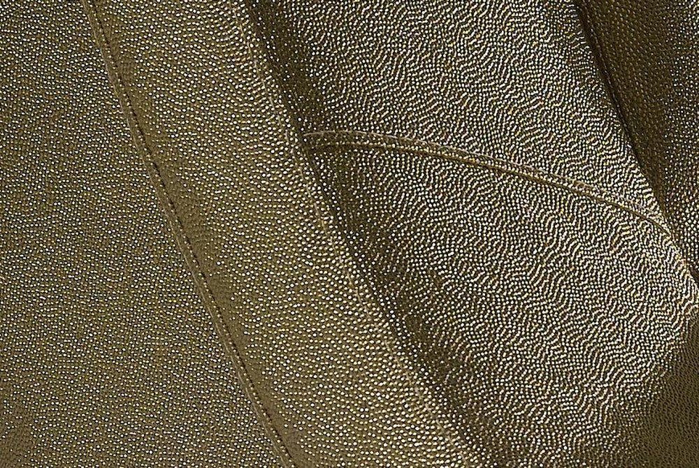 Xlmoebel Polsterbett Goldenes Schlafzimmerbett mit Kunstlederbezug und elegantem Design (Bett), Hergestellt in Europa