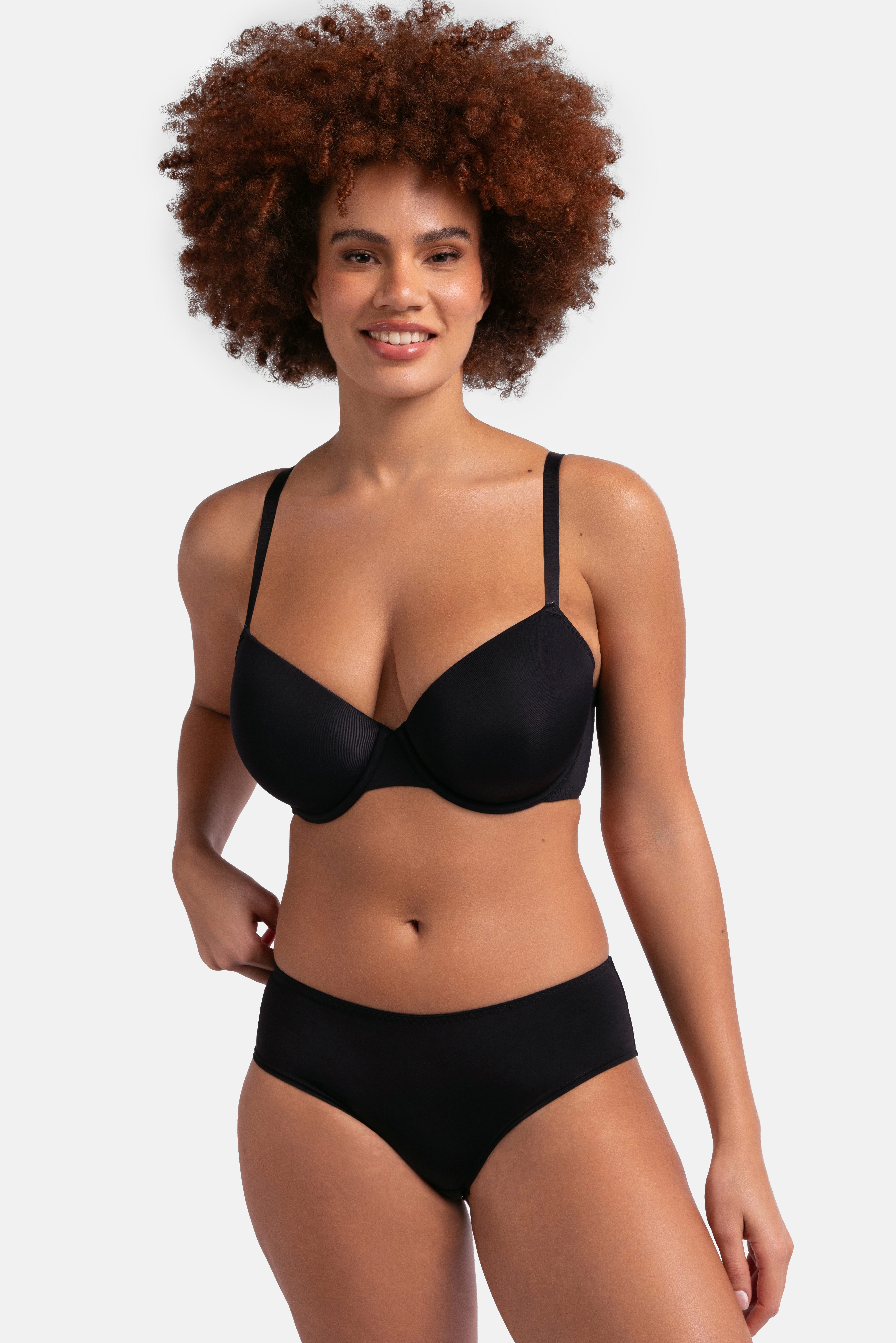 Dorina Schalen-BH Nadia (2er Pack) Curves, mit Power-Mesh, Spitze, vorgeformte Cups