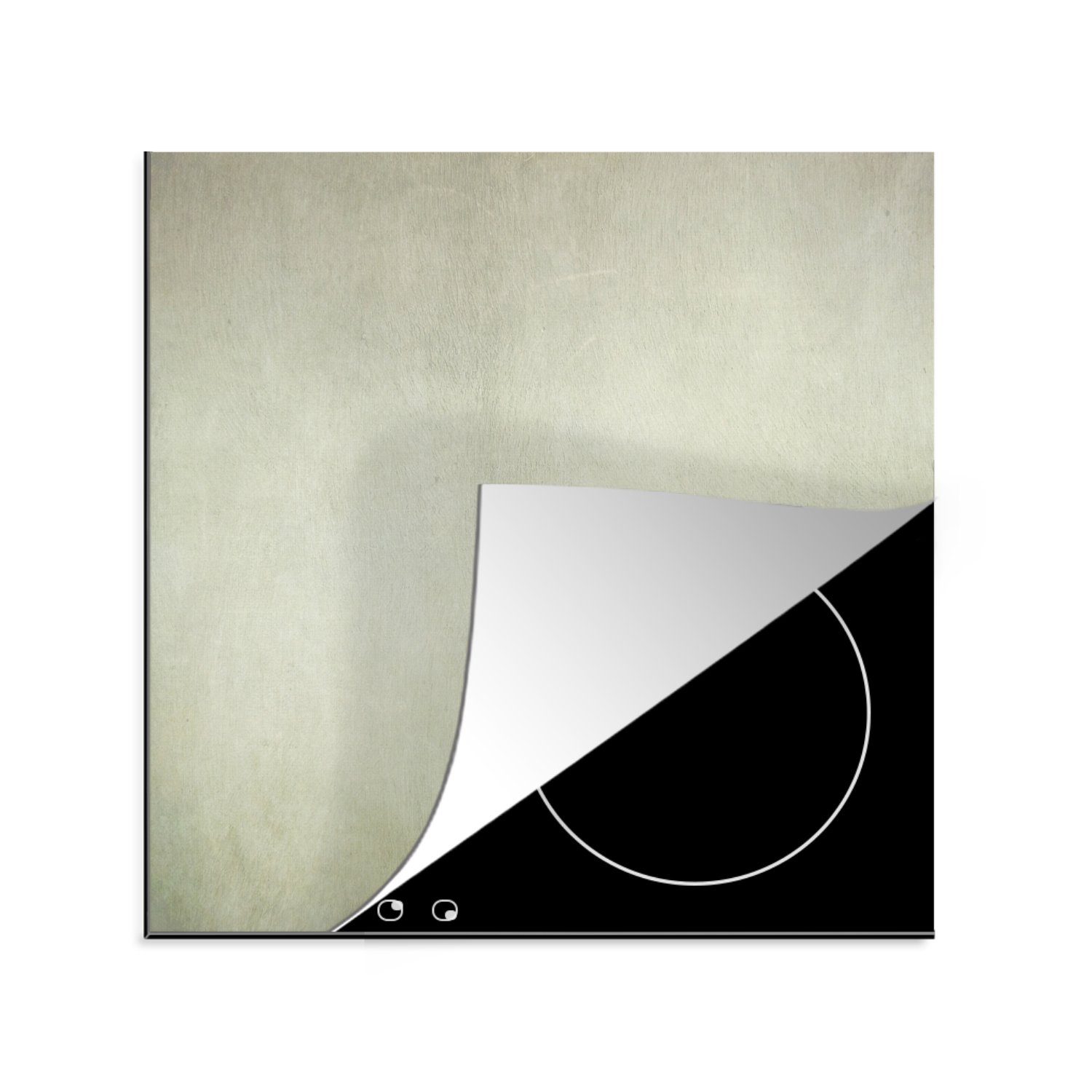 Arbeitsplatte Ceranfeldabdeckung, (1 78x78 Zebrafink, für Ein Herdblende-/Abdeckplatte Vinyl, MuchoWow cm, weißer küche tlg),