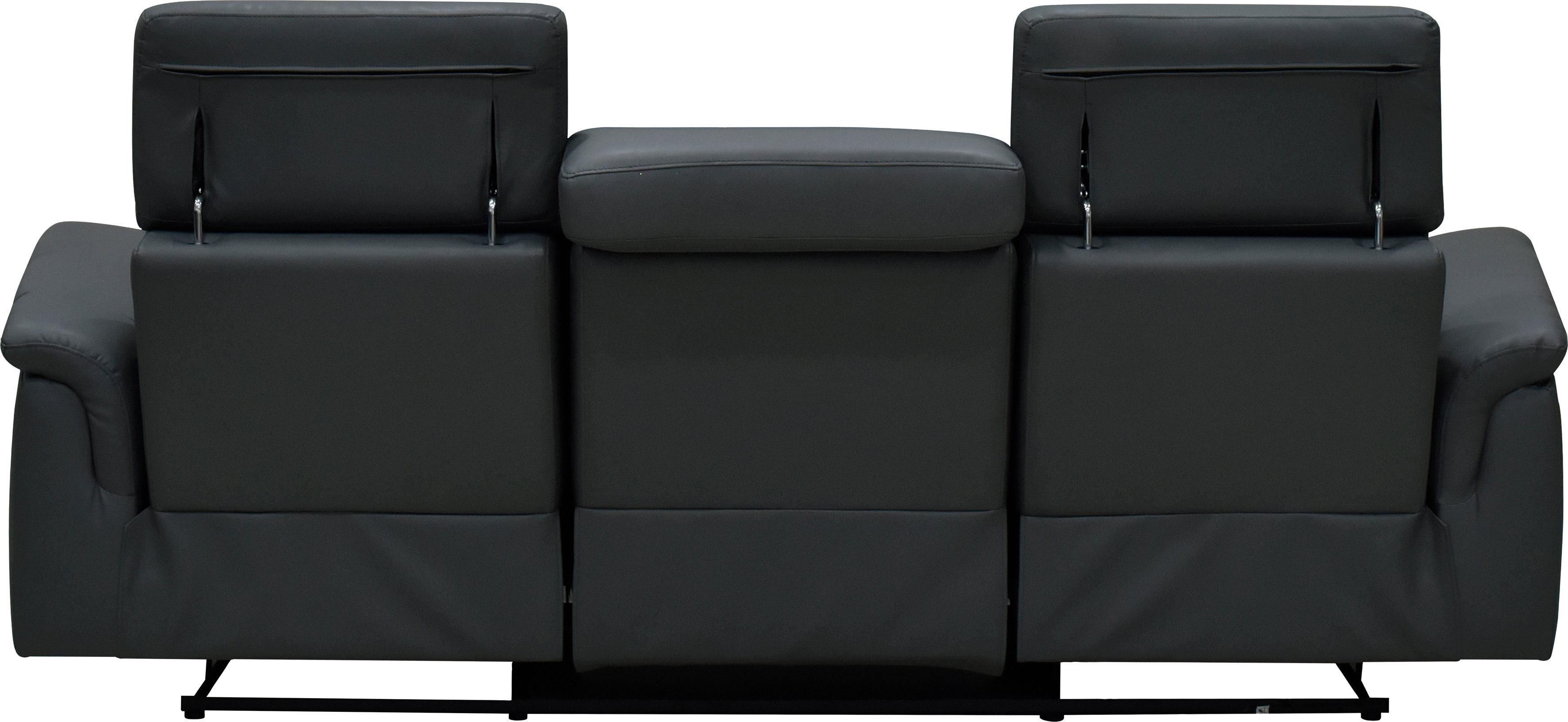 OTTO home 3-Sitzer Pareli 229cm, manuelle u. elektr. Relaxfunktion in 2 Sitzen, USB, KT-Verstellung, LED Beleuchtung, in Echtleder, Kunstleder, Web – Bild 4 von 5