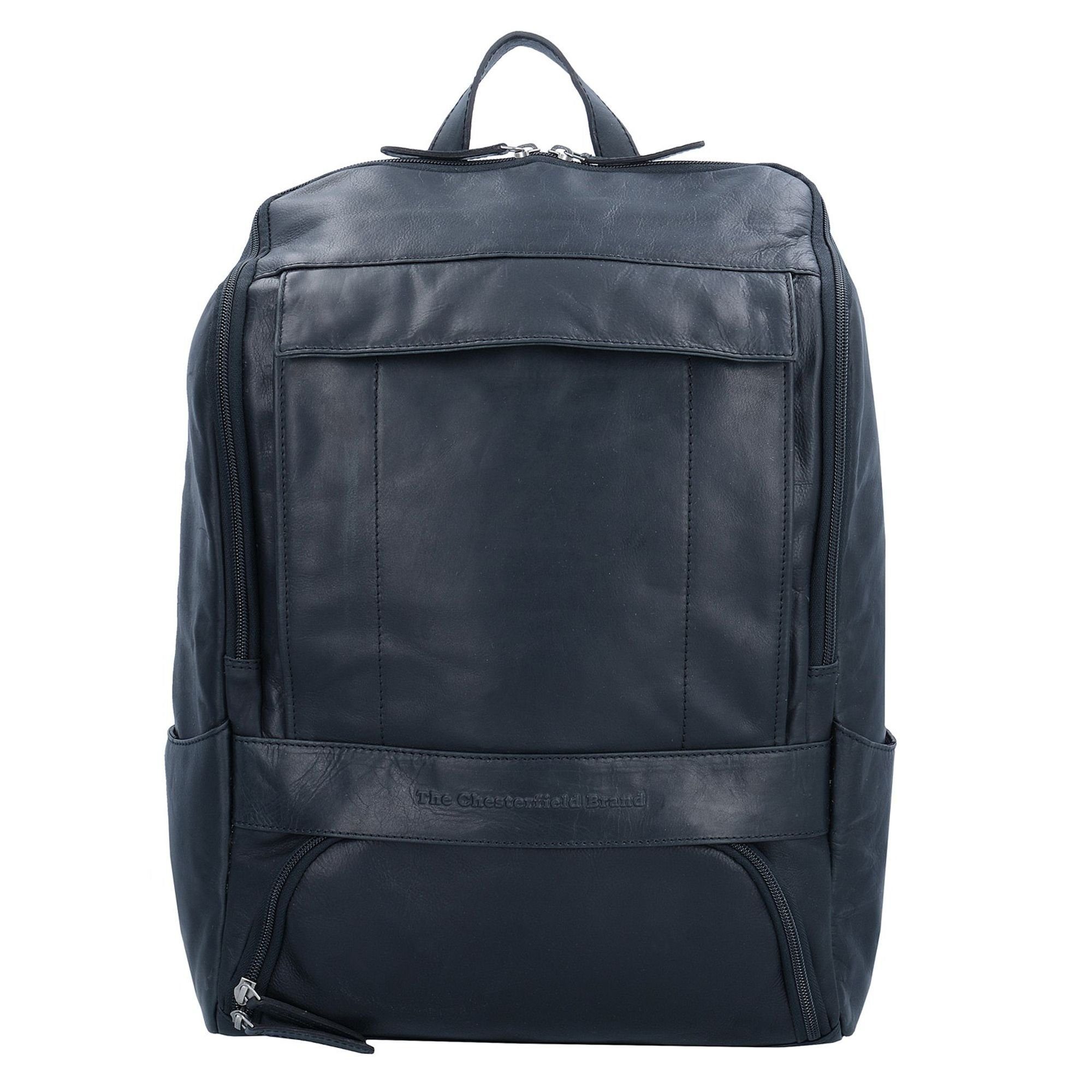 The Chesterfield Brand Laptoprucksack Wax Pull Up, Leder black