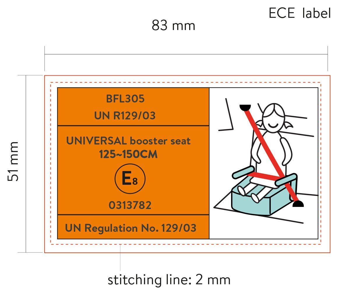 Fillikid Kindersitzerhöhung Sitzerhöhung bis: 6 mit i-size, mit grau i-size Isofix Isofix Auto Jahre, 12 ab: Jahre