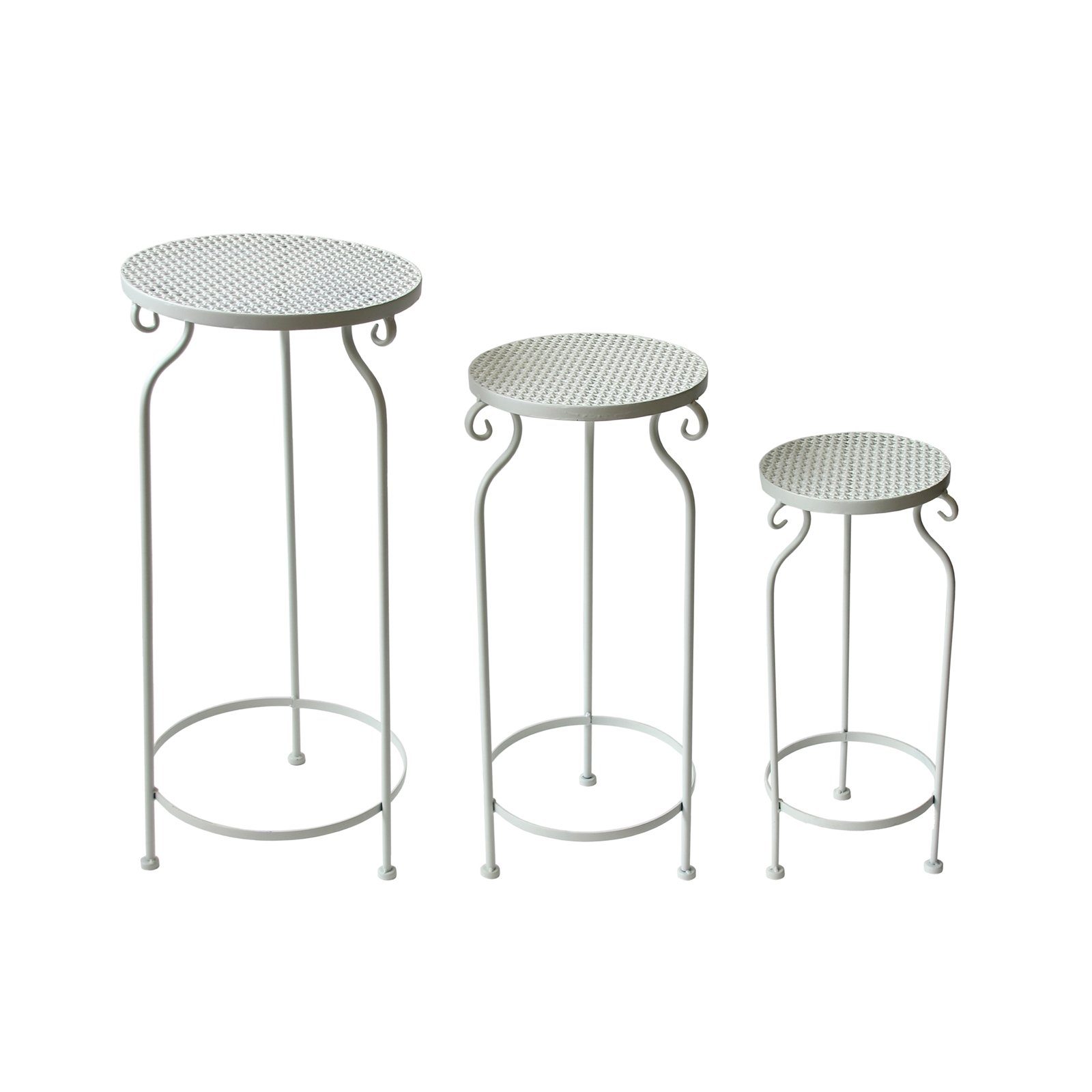 Blumenbank Blumentisch 3er-Set Celia