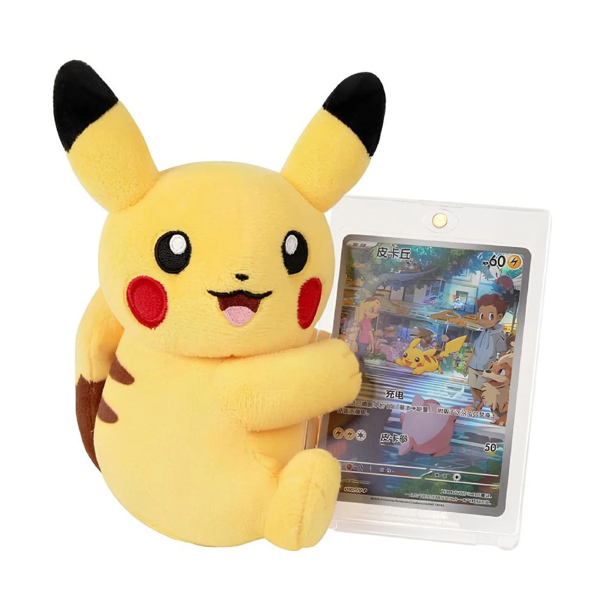 The Pokémon Company International Sammelkarte Pokemon - Nuzzle Cheeks Plush Toy Card