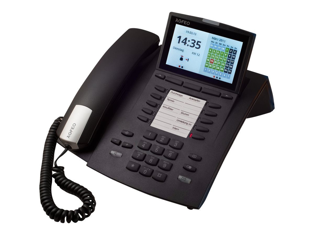 Agfeo AGFEO ST45 IP Systemtelefon schwarz Festnetztelefon | Telefone