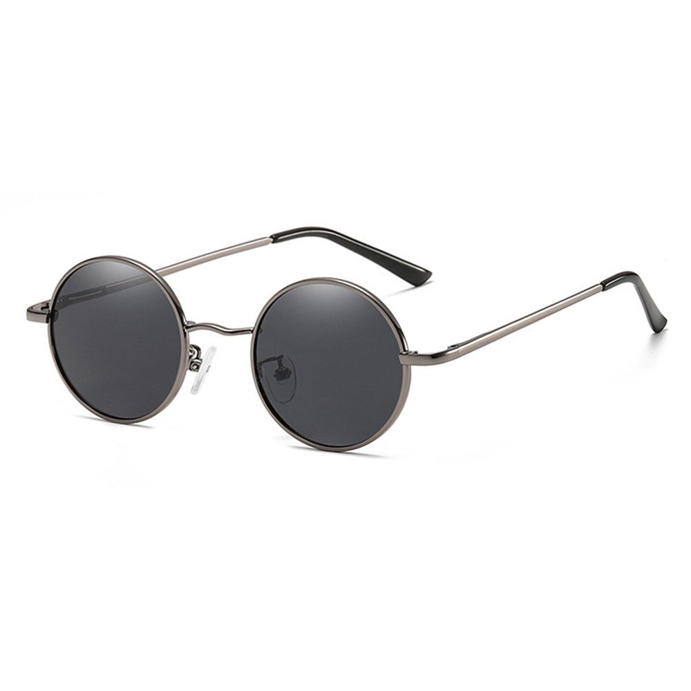 Housruse Sonnenbrille Runde Retro-Sonnenbrille für Damen und Herren,  Sonnenschutz im Freien (1-St)