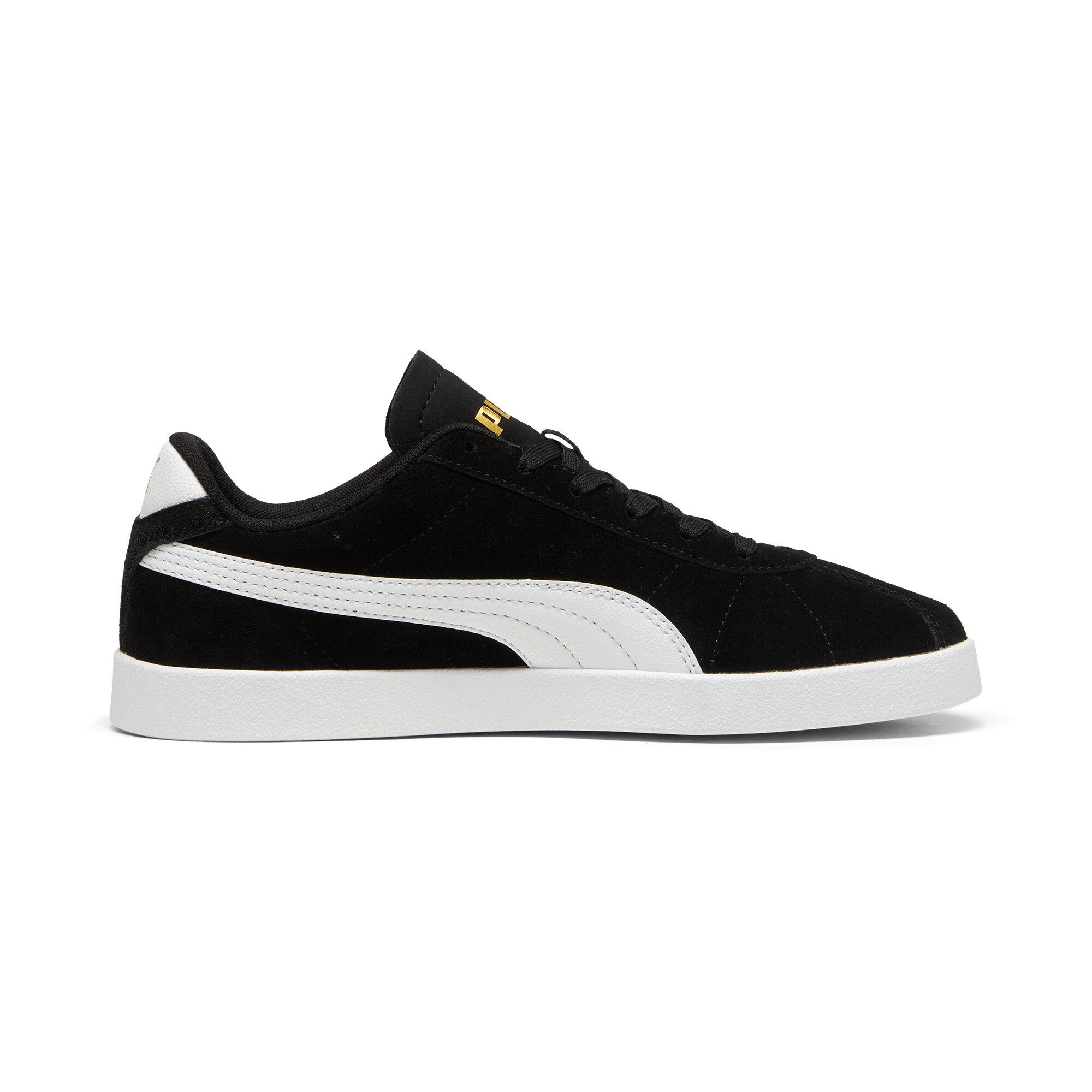 PUMA CLUB II Sneaker aus Leder, mit Schnürverschluss, mit profiliertem Laufsohlenprofil