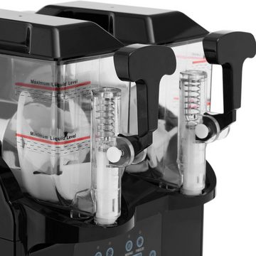 Royal Catering Slush Maker Slush-Maschine Slushy Maker Slush-Eismaschine Slush Ice Maschine 2 x 3, Kunststoff (ABS), Edelstahl, Kunstharz (POM), Kunststoff (Polycarbonat)