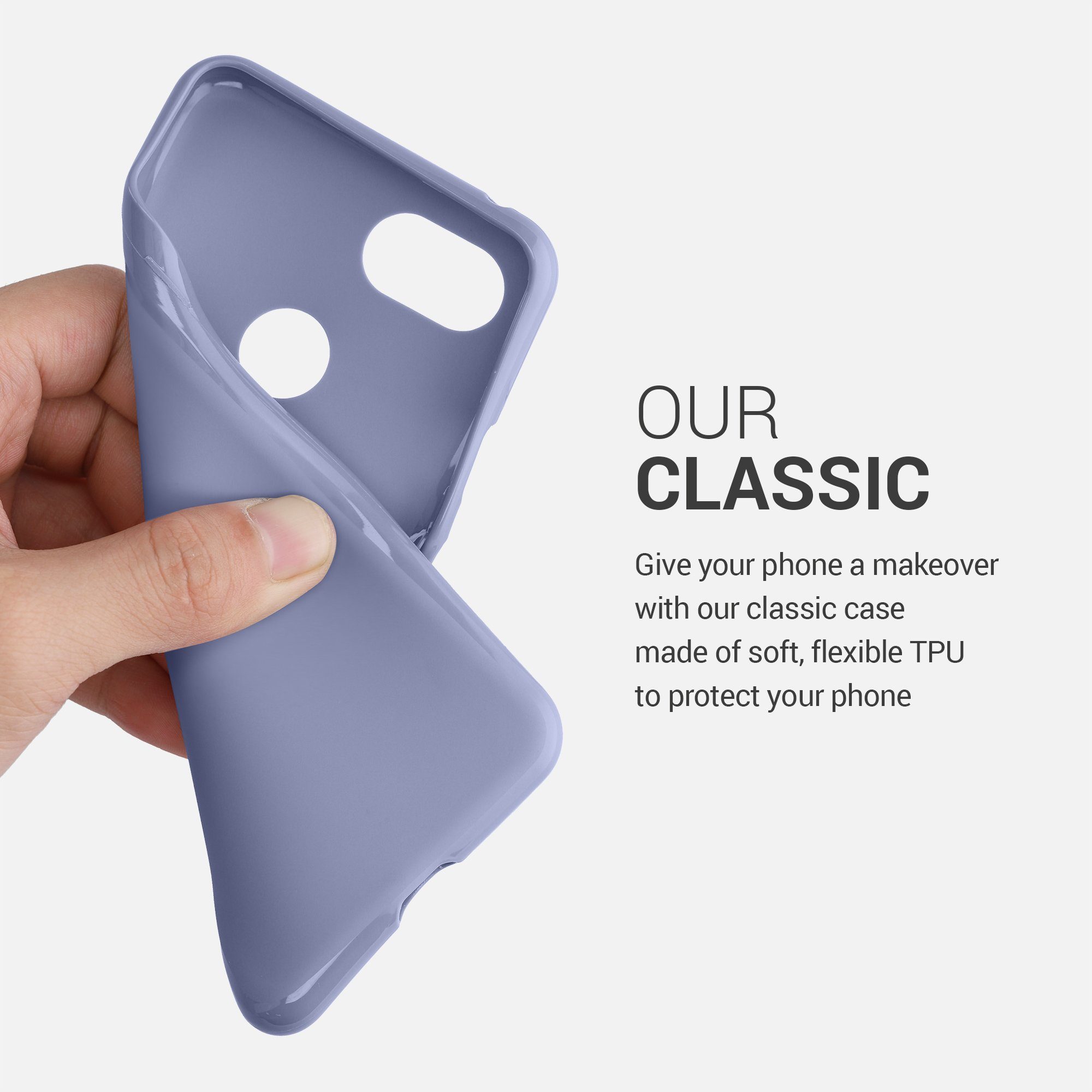 kwmobile Handyhülle Hülle für Google Pixel 3, Hülle Silikon - Soft Handyhülle - Handy Case Cover