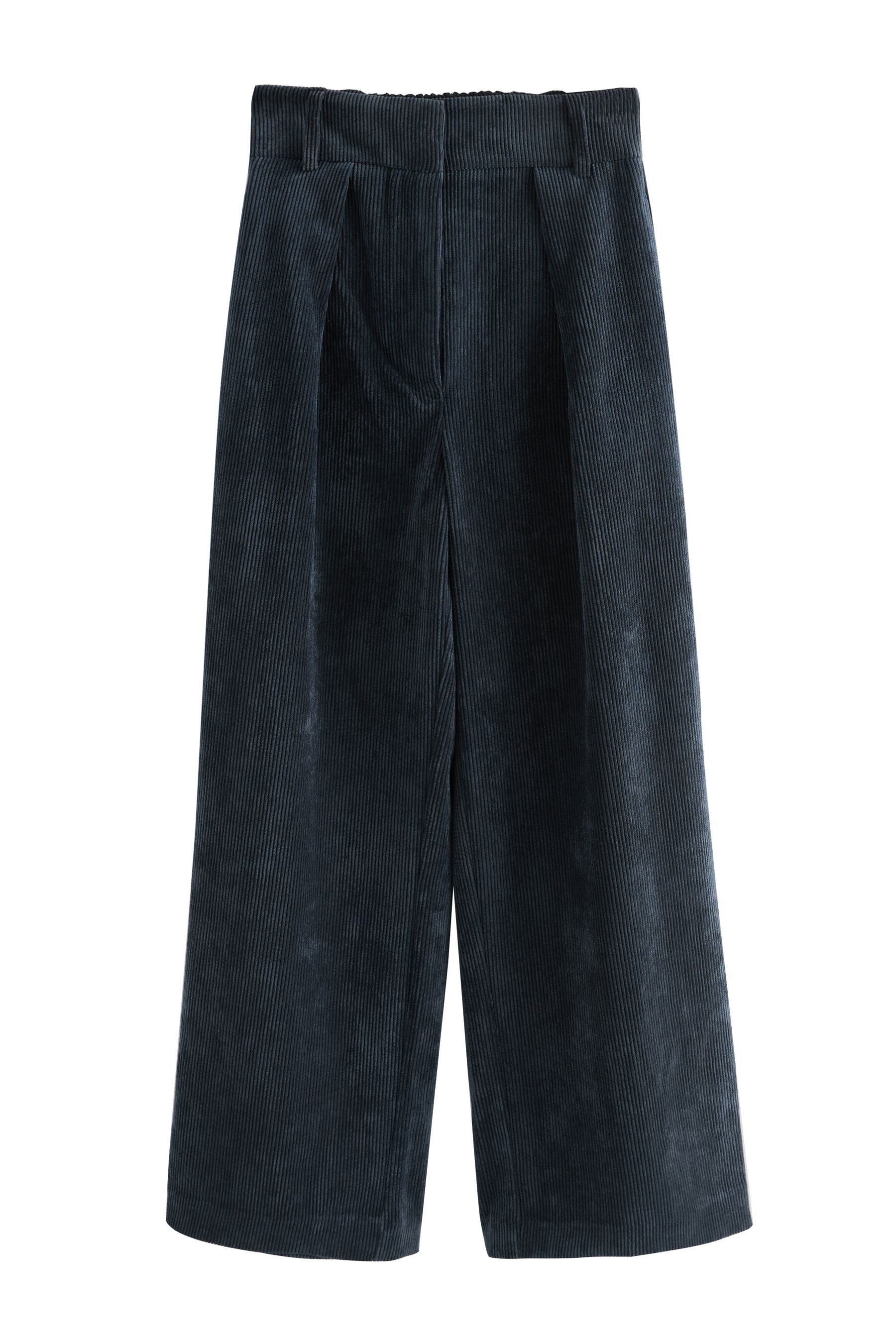 Next Palazzohose Hose aus Cord mit weitem Bein, Kurzgröße (1-tlg) günstig online kaufen