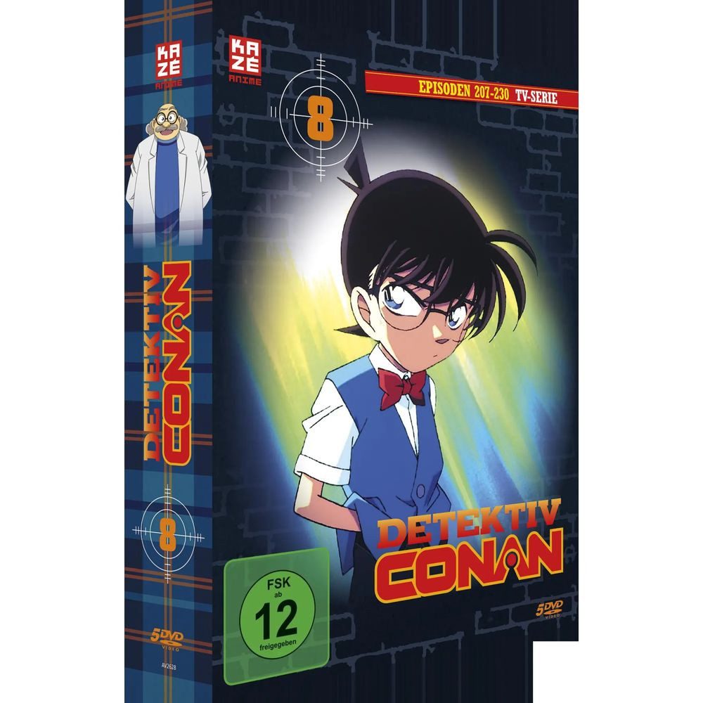 Crunchyroll DVD Detektiv Conan - TV-Serie - DVD Box 8 (Episoden 207-230) (5 DVDs)