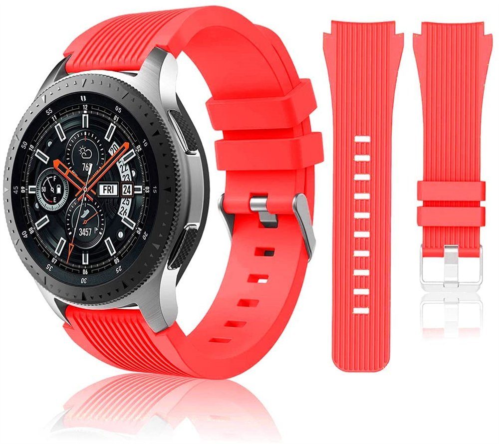 Leder-Armband für Samsung Gear S3 Frontier Classic 22mm Band Uhrenband Armband 