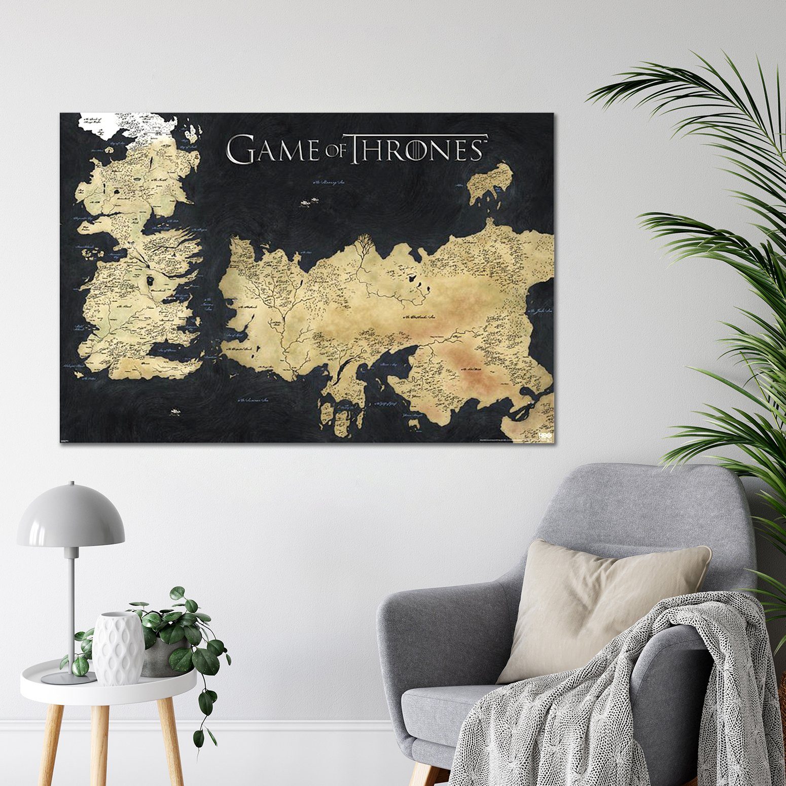 PYRAMID Poster Game of Thrones Poster Die sieben Königslande 91,5 x 61 cm