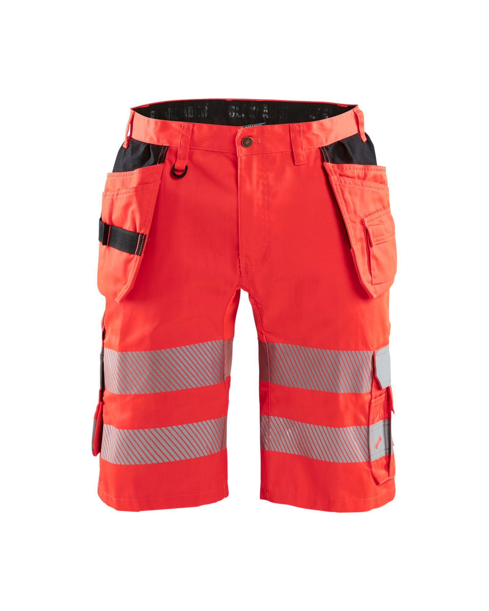 BLÅKLADER Arbeitsshorts High Vis Shorts mit Stretch (1-tlg) high vis rot