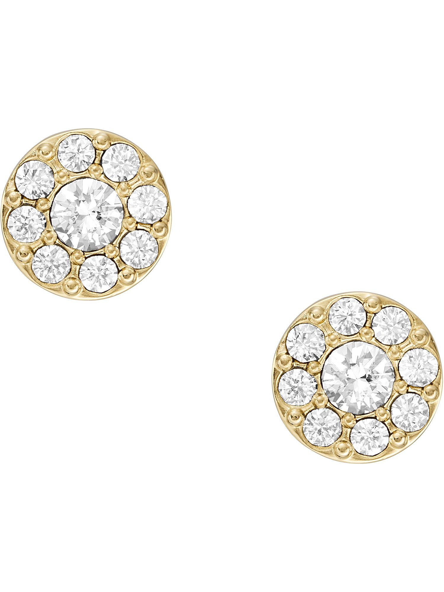 Fossil Paar Ohrstecker Fossil Damen-Ohrstecker Edelstahl Glasstein, Jewelry günstig online kaufen