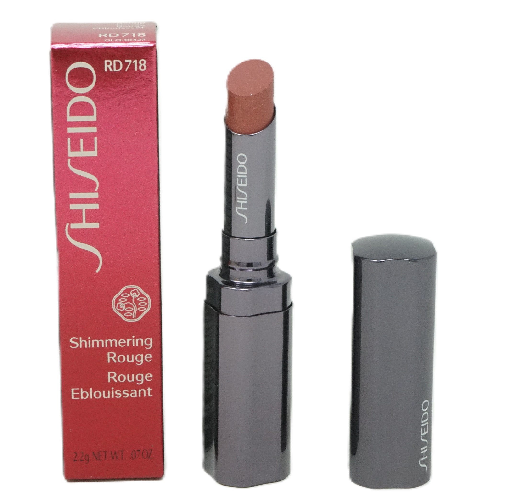 SHISEIDO Lippenstift Shiseido Shimmering Rouge Lippenstift 2,2g RD718