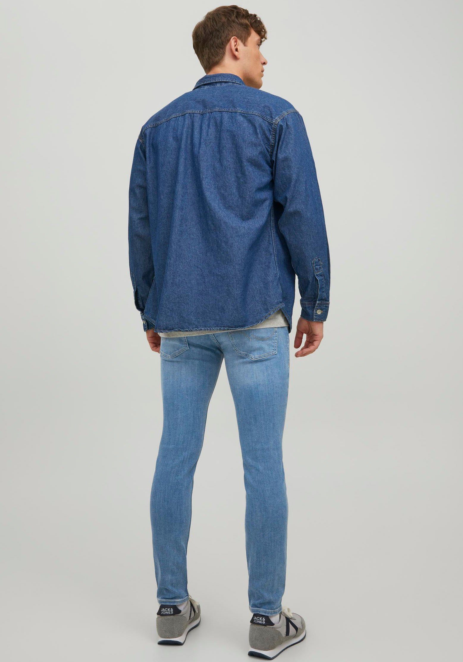 Jack & light-blue-denim Jones JJILIAM JJORIGINAL GE Skinny-fit-Jeans 314