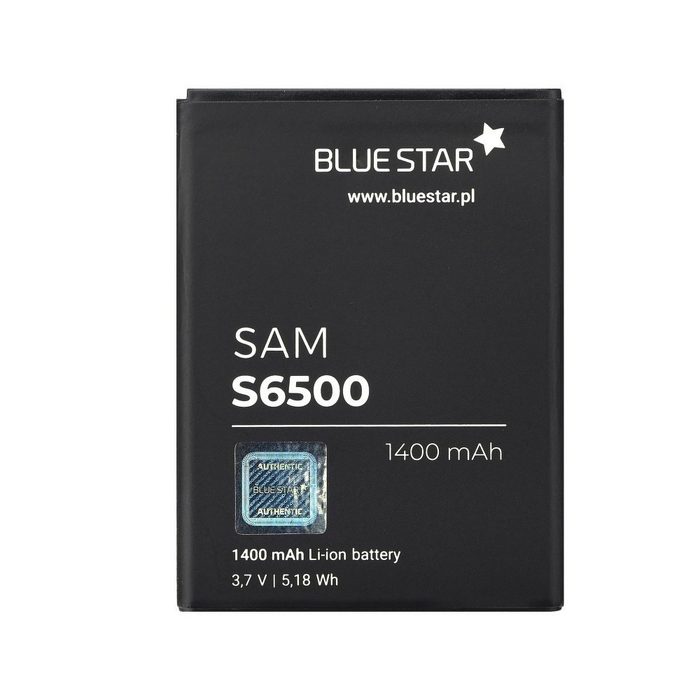 BlueStar Akku Ersatz kompatibel mit Samsung Galaxy Young S6310 1400 mAh Austausch Batterie Accu EB464358VU Smartphone-Akku