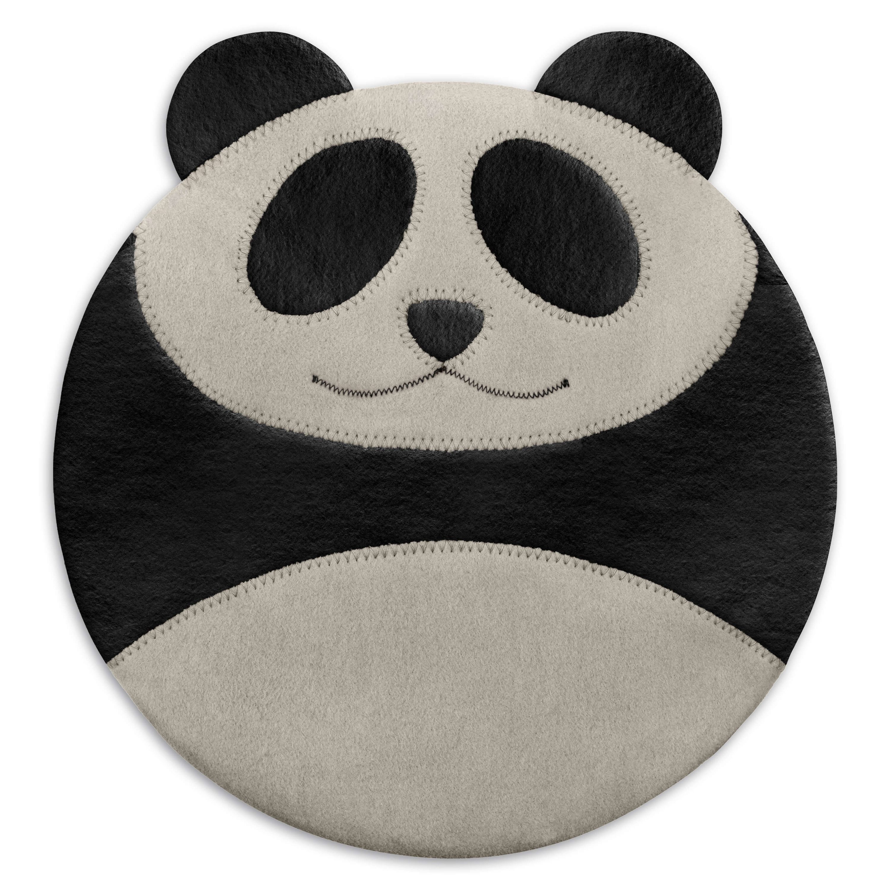 Leschi Wärmekissen mit 100 % Bio-Weizen, Körnerkissen für die Mikrowelle, waschbar, Panda