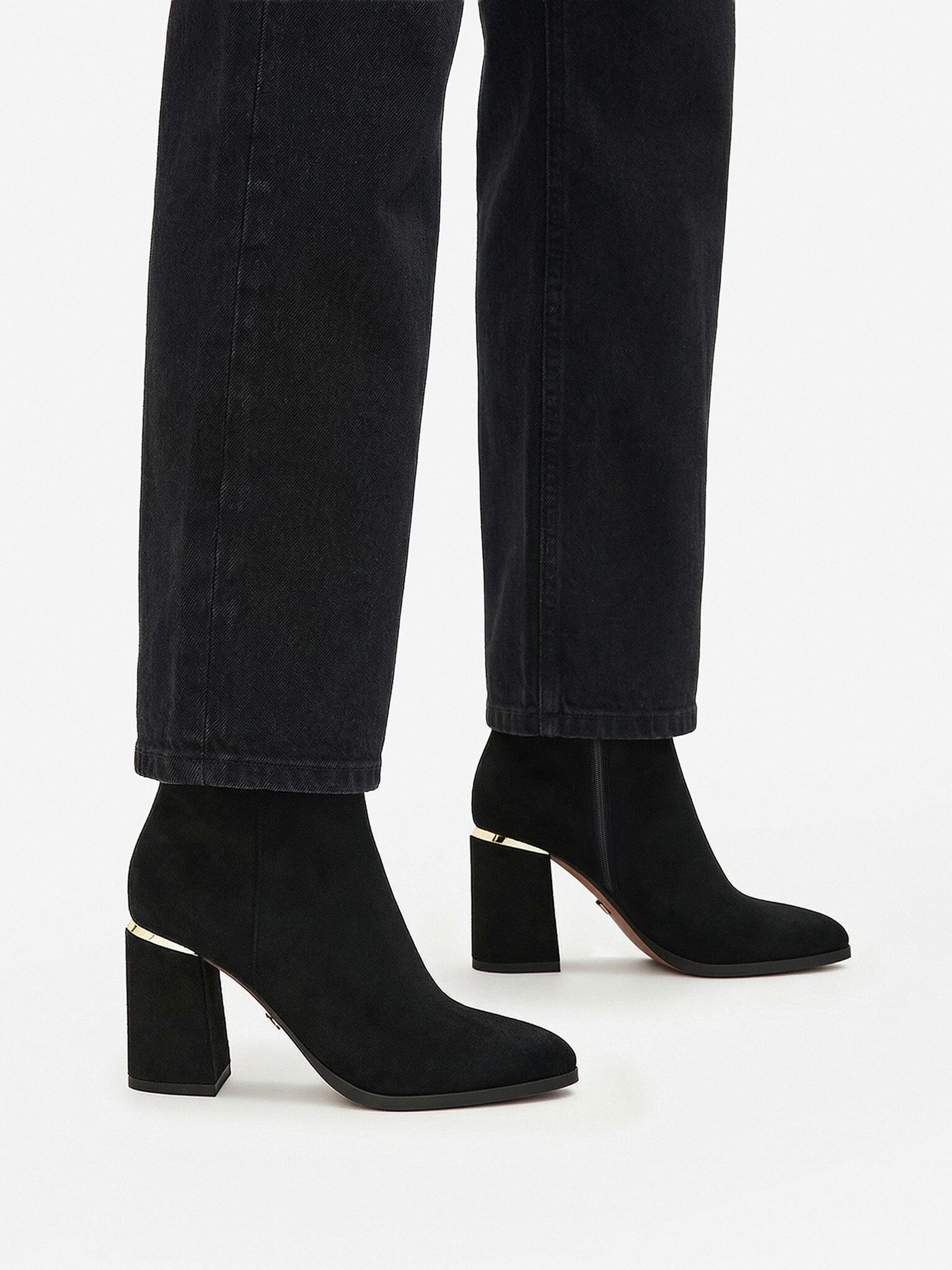 Nine West Nine West Damen-Knöchelstiefel Schwarz CEO - JASMIN-01 Stiefel