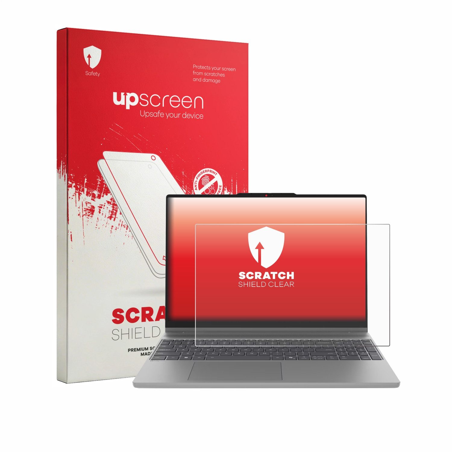 upscreen Displayschutzfolie Schutzfolie für Lenovo IdeaPad 5a 2-in-1 Gen 11 15", Displayschutz Schutz Folie Klar Transparent