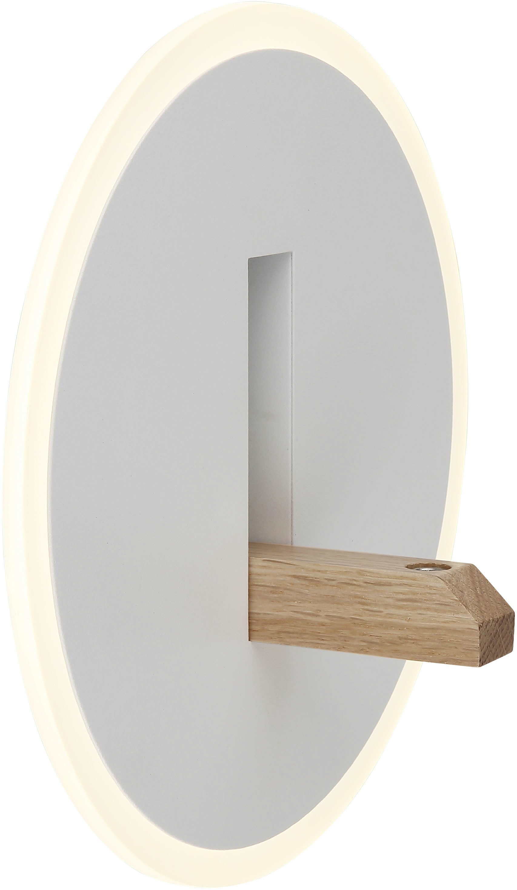 GLOBO LIGHTING LED Wandleuchte AVERY, LED fest integriert, Tageslichtweiß, Wandlampe/herunterklappbarer Kleiderhaken/Flur/Garderobe