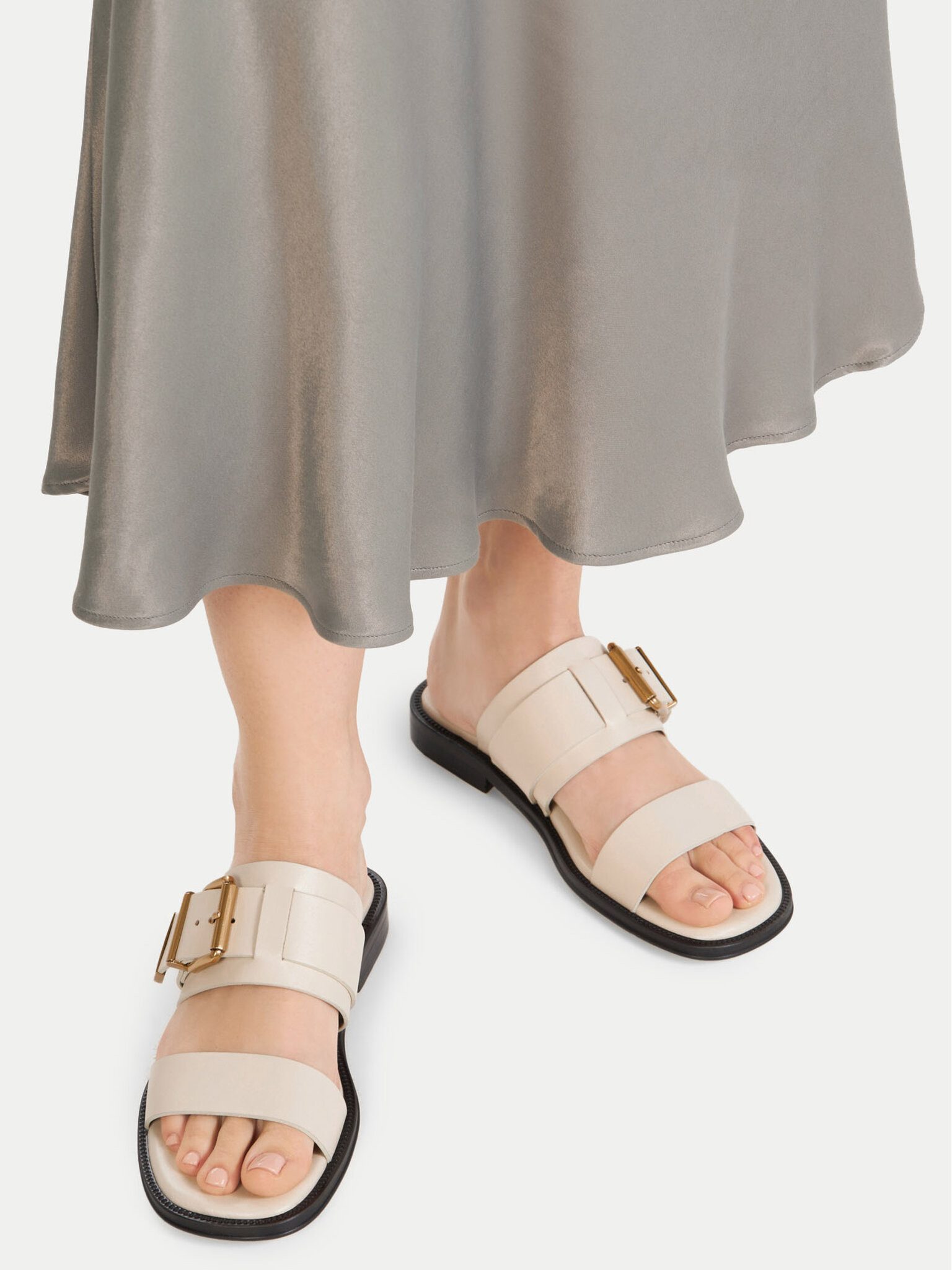 Badura Badura Damen-Flip-Flops weiß LOTUS-118261 Badepantolette
