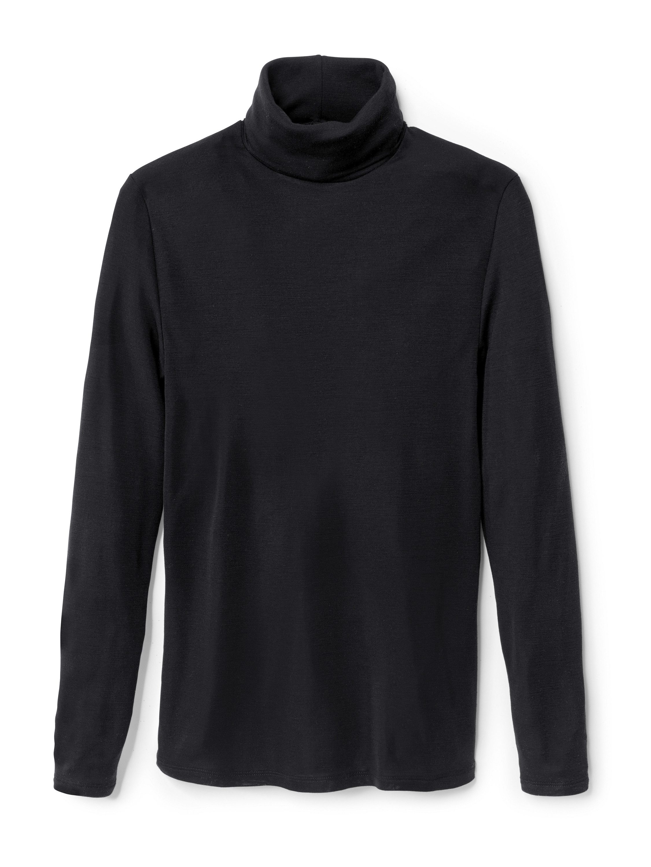 CALIDA Unterziehshirt True Confidence Damen (1-St) mit Rollkragen, aus Wolle-Seide, Feinripp, temperaturausgleichend